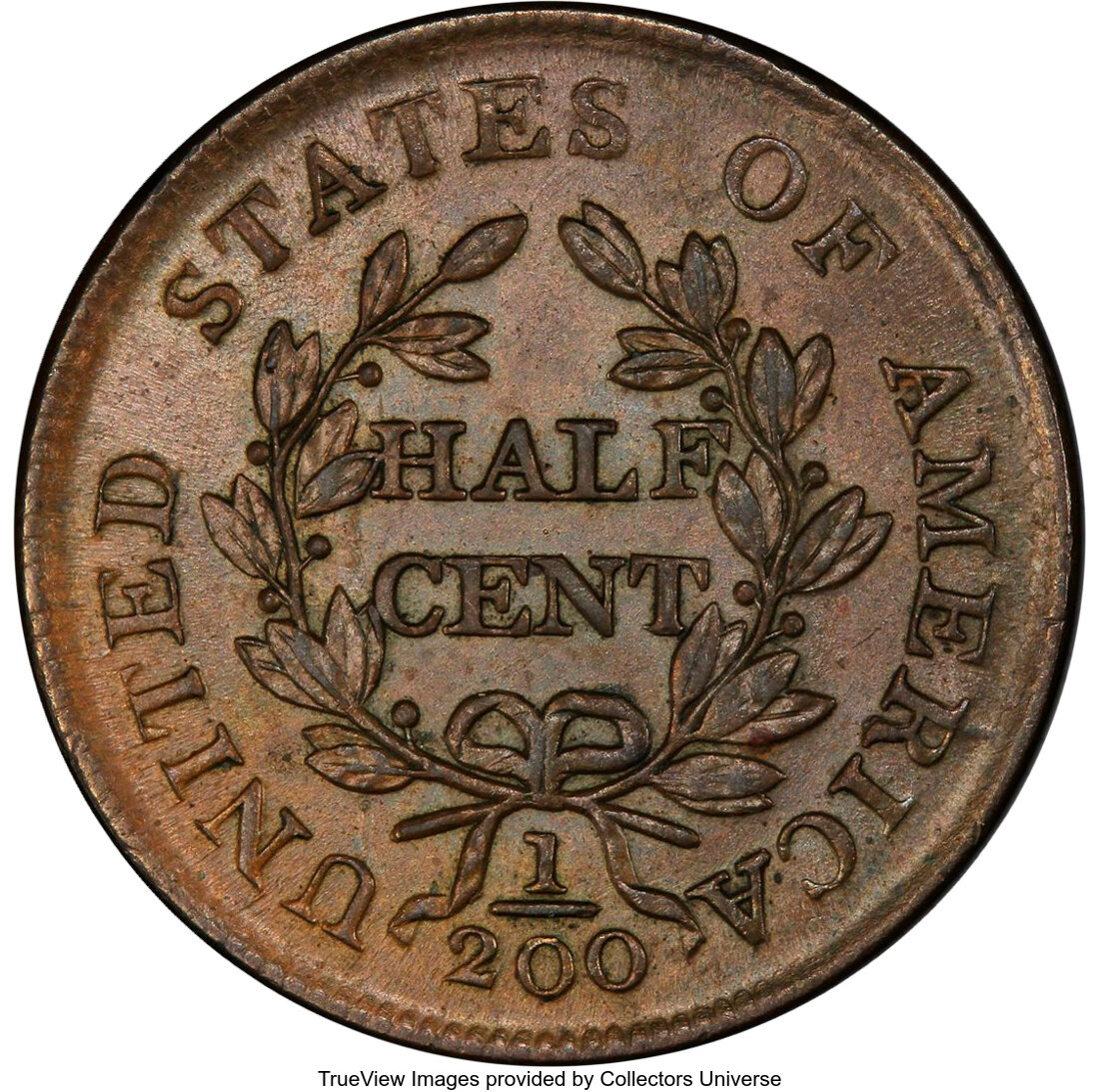 image for: 1804 Crosslet 4, Stems, B-8, C-9, R.1, MS62 Brown PCGS. Our EAC Grade AU55....