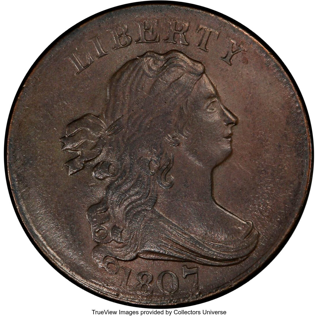 1807 1/2c C-1 MS BN MS62 BN thumbnail 6