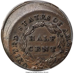 image for: 1832 B-2, C-2 -- Off-Center -- AU58 PCGS. Our EAC Grade XF45....