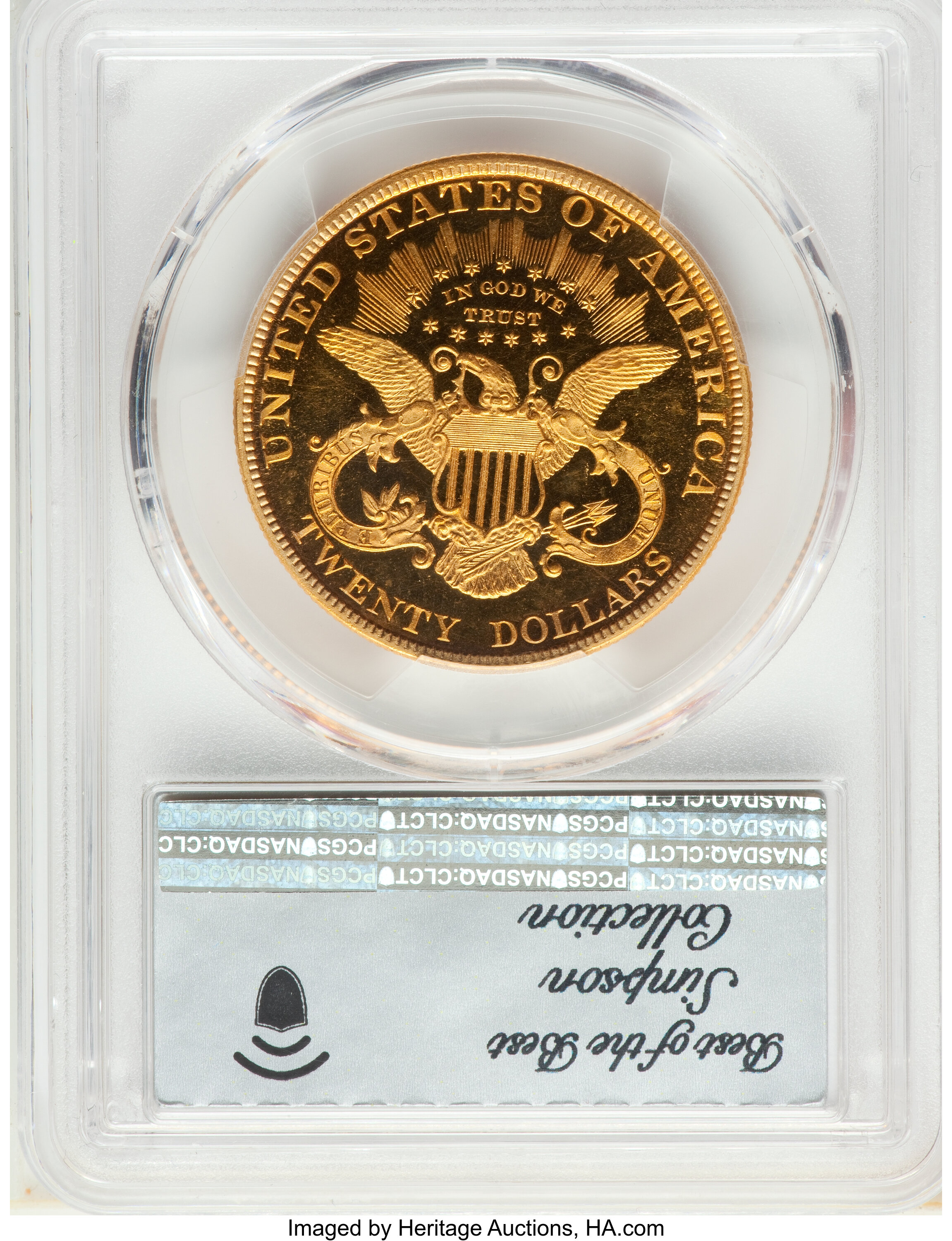 image for: 1889 $20 PR66 Deep Cameo PCGS. JD-1, High R.6....