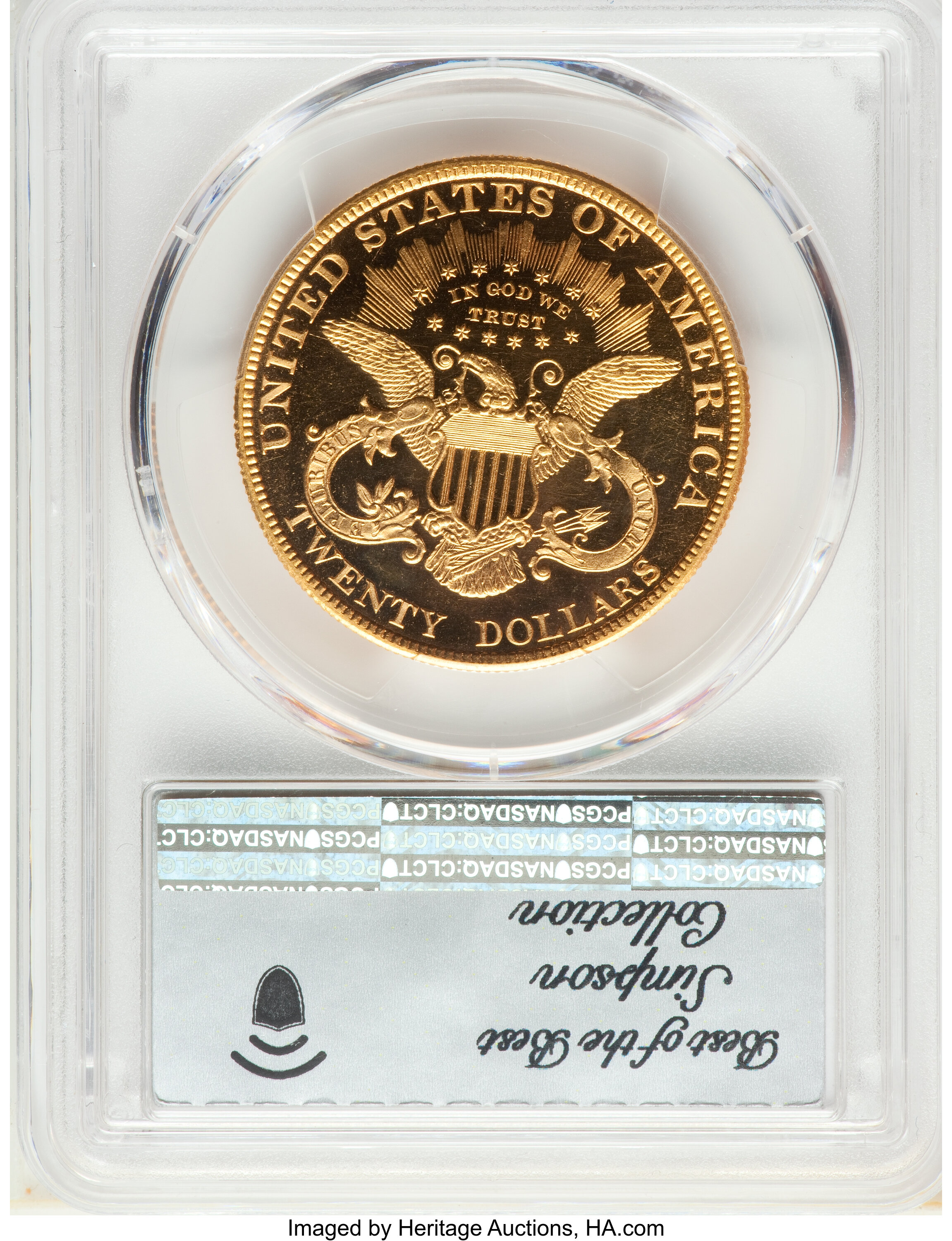 image for: 1900 $20 PR64+ Deep Cameo PCGS. CAC. JD-1, High R.4....