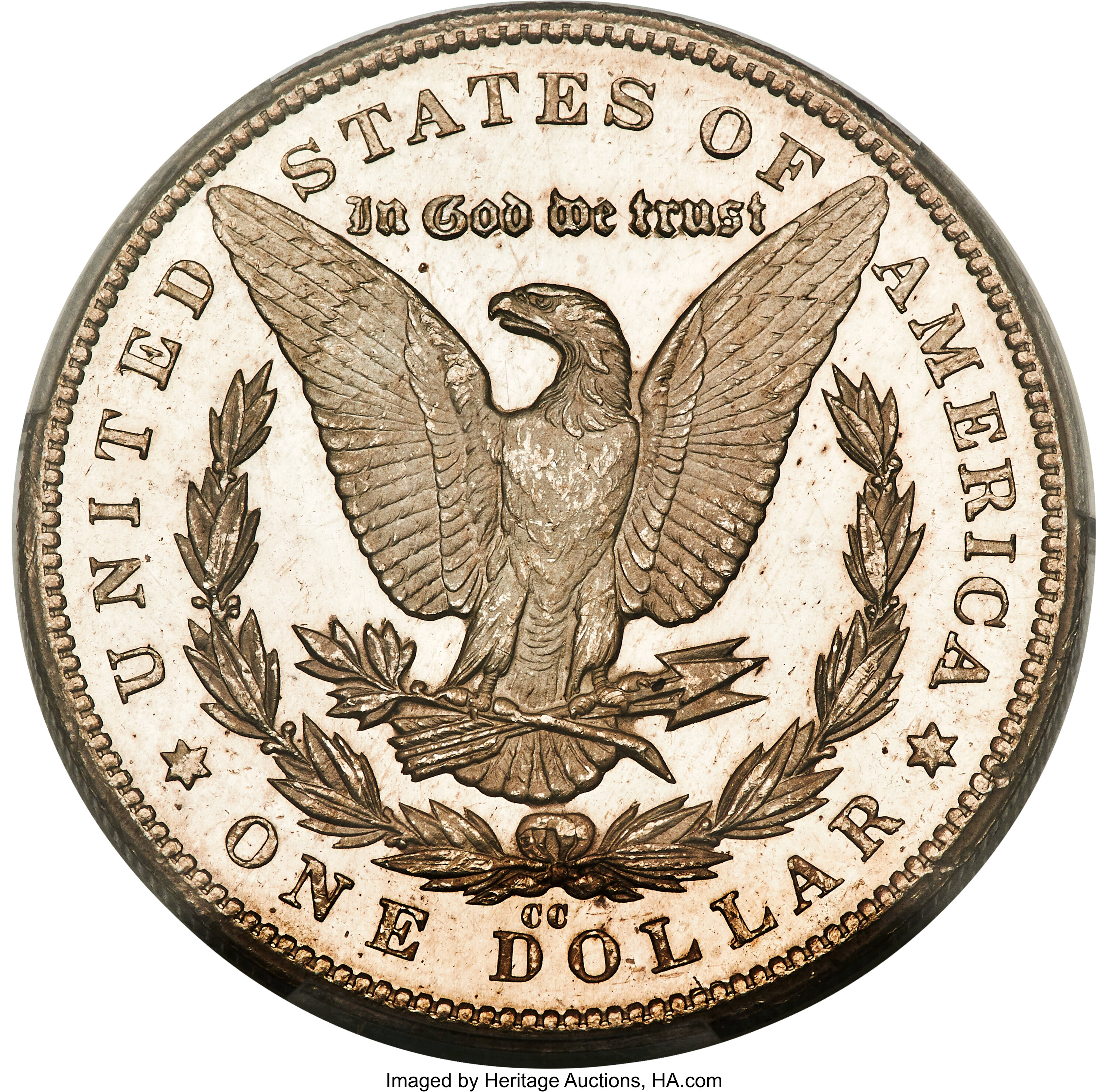 image for: 1879-CC $1 MS64+ Deep Mirror Prooflike PCGS. CAC....