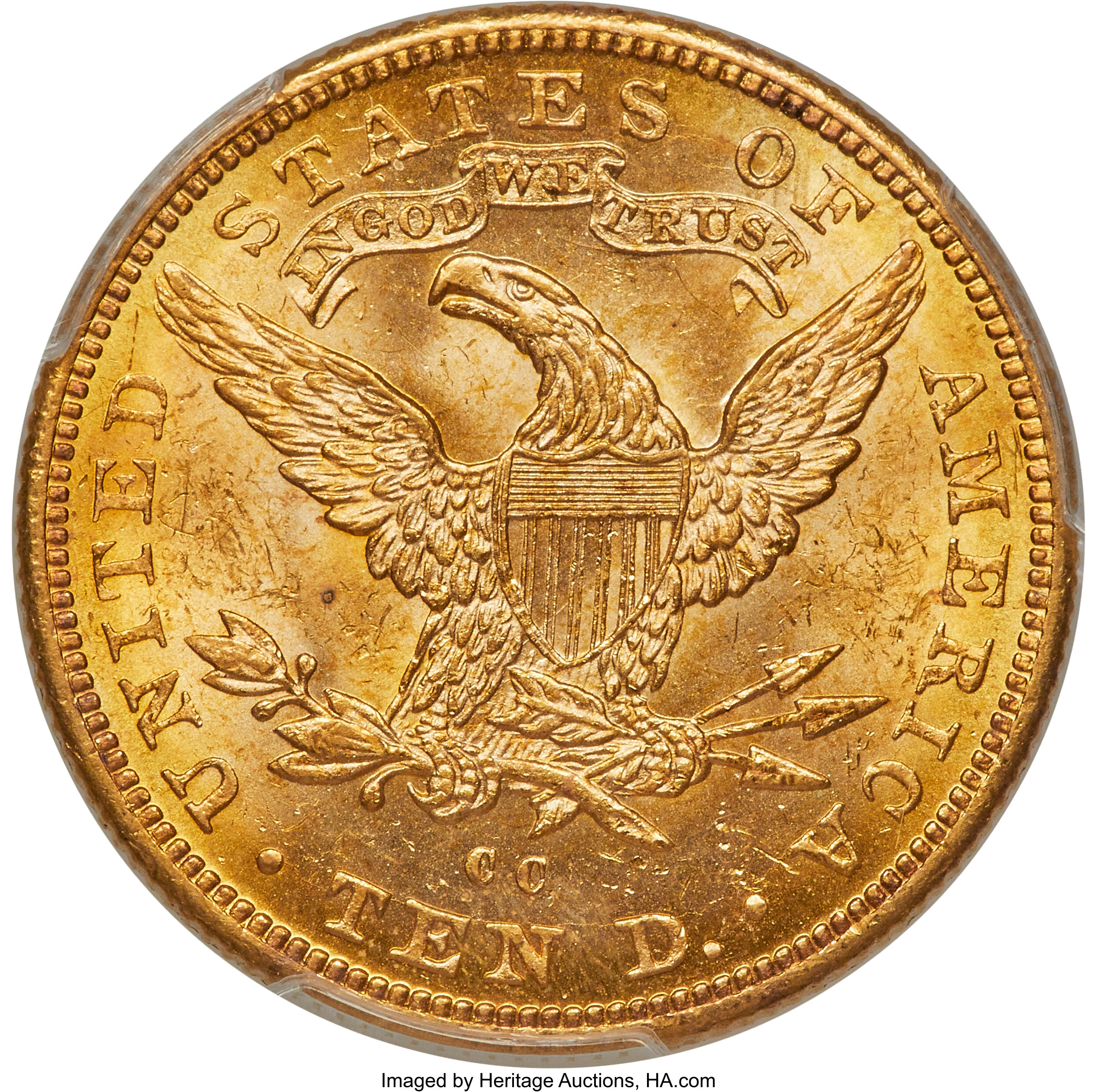 1891-CC $10 MS64 thumbnail 3