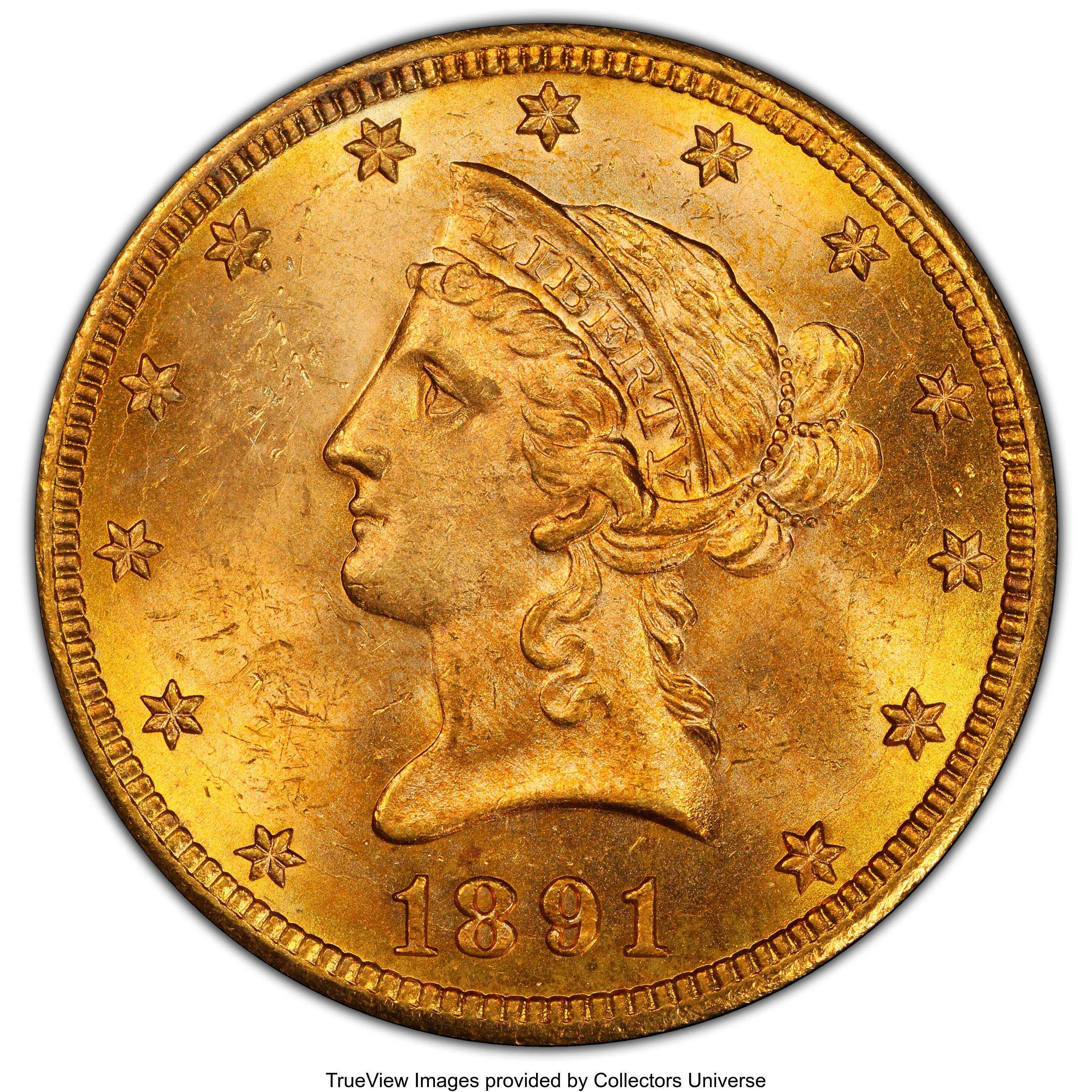 1891-CC $10 MS64 thumbnail 4