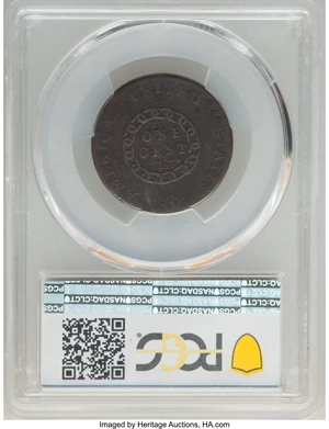 image for: 1793 1C Chain, AMERICA, Periods, S-4, B-5, R.3, Fine 12 PCGS....