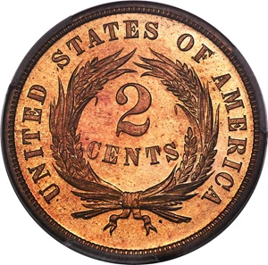 image for: 1871 2C PR67 Red PCGS. FS-102....