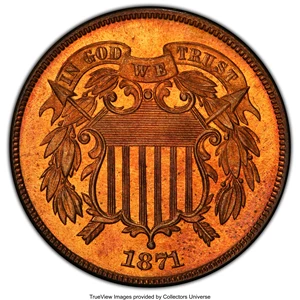 image for: 1871 2C PR67 Red PCGS. FS-102....