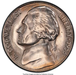 image for: 1953-S 5C MS66 Full Steps PCGS....