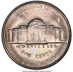 image for: 1953-S 5C MS66 Full Steps PCGS....