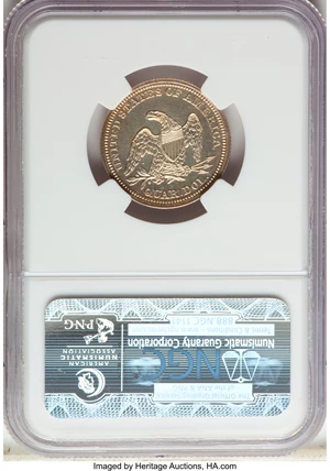 image for: 1854 25C Arrows PR65 NGC....