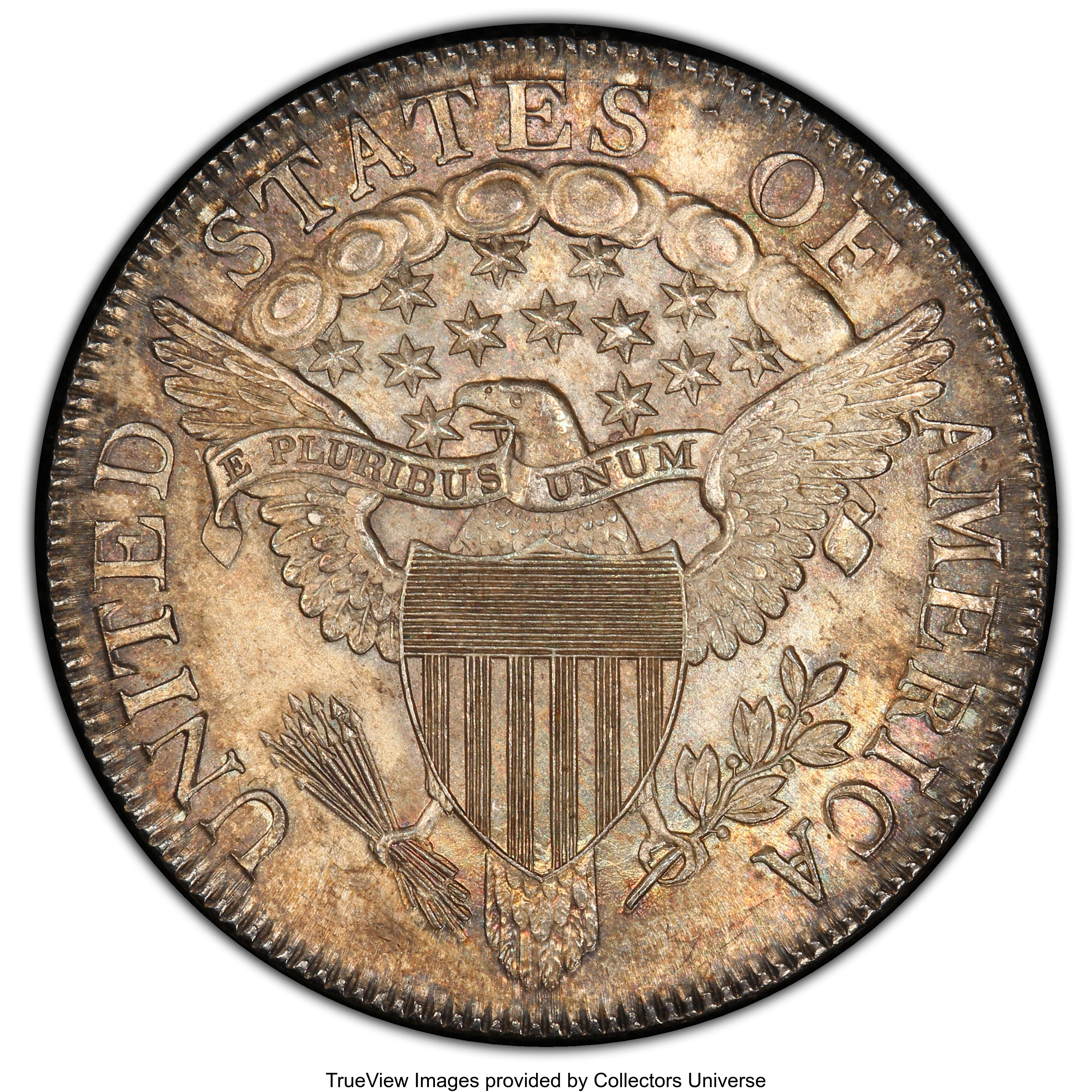 image for: 1807 50C Draped Bust, O-105, T-4, R.1, MS65+ PCGS. CAC....