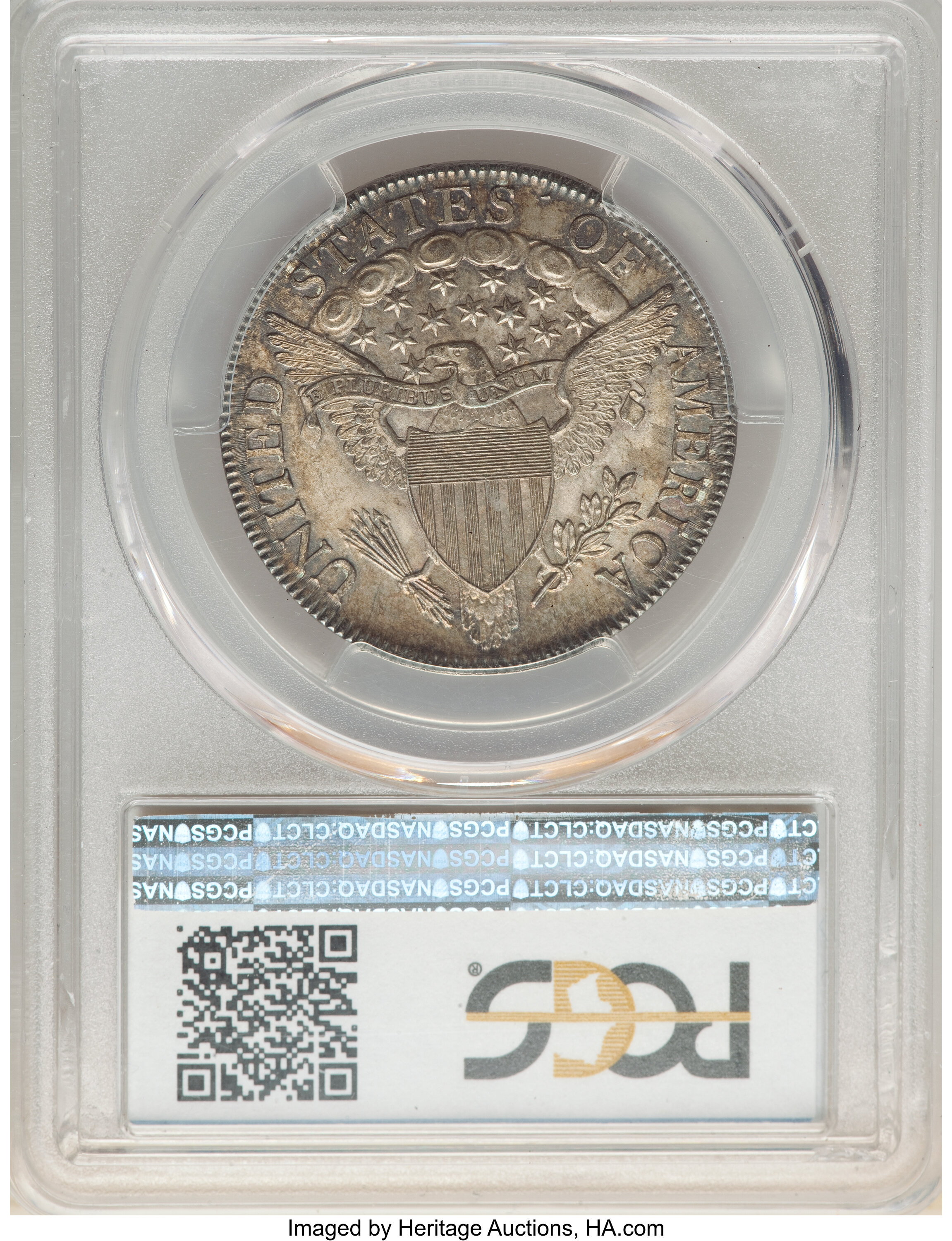 image for: 1807 50C Draped Bust, O-105, T-4, R.1, MS65+ PCGS. CAC....