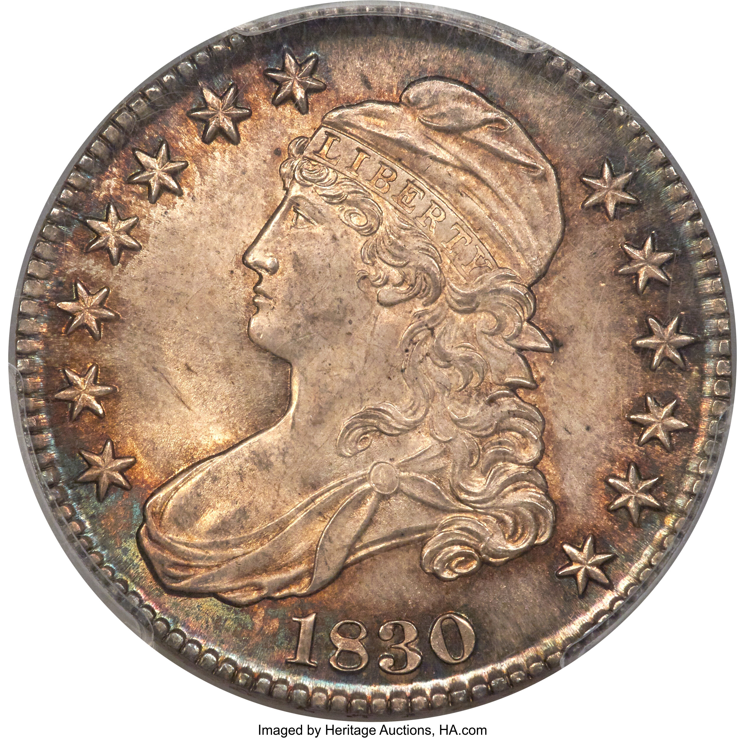 image for: 1830 50C Small 0, O-113, R.1, MS66 PCGS. CAC....