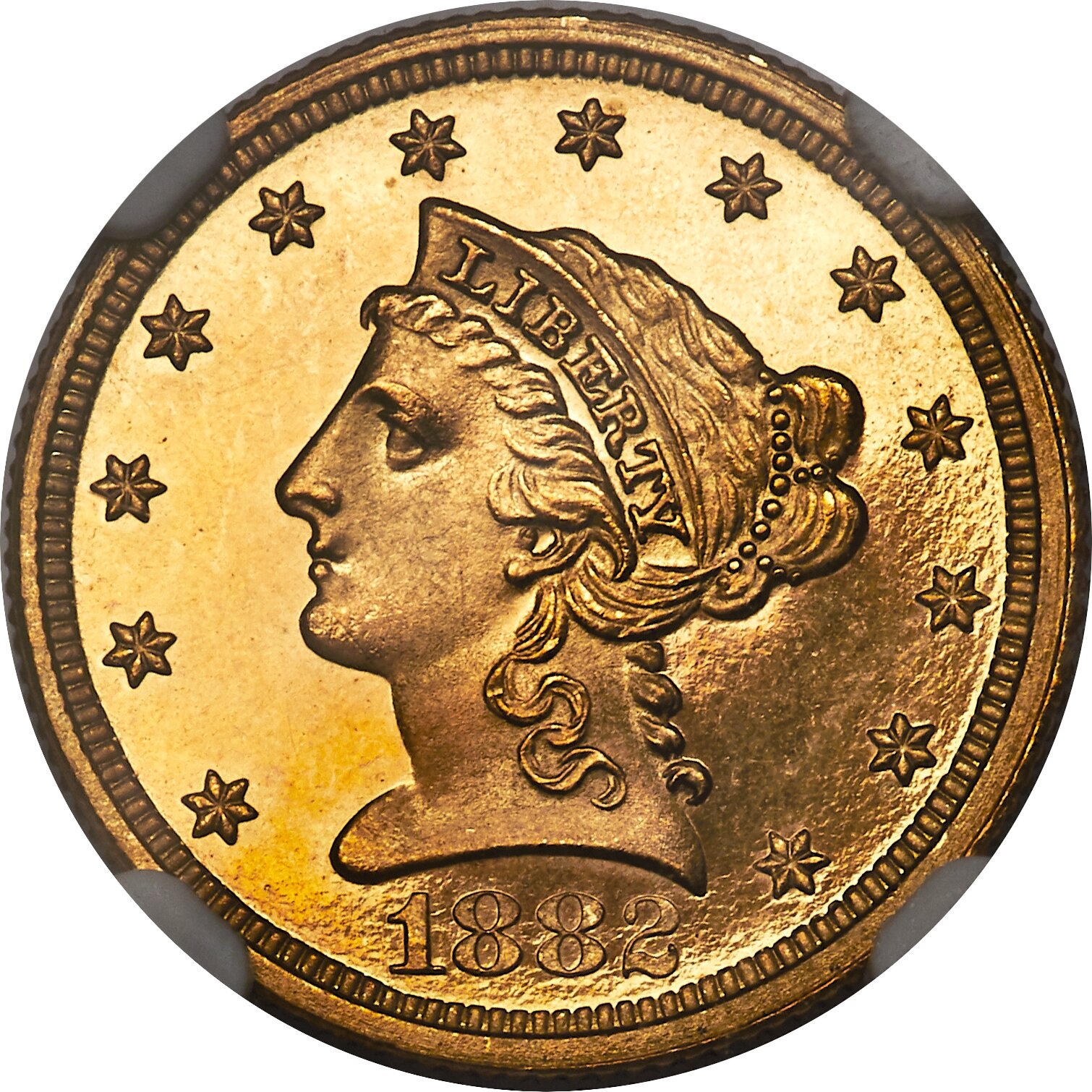 image for: 1882 $2 1/2 PR67 Cameo NGC. JD-1, R.6....