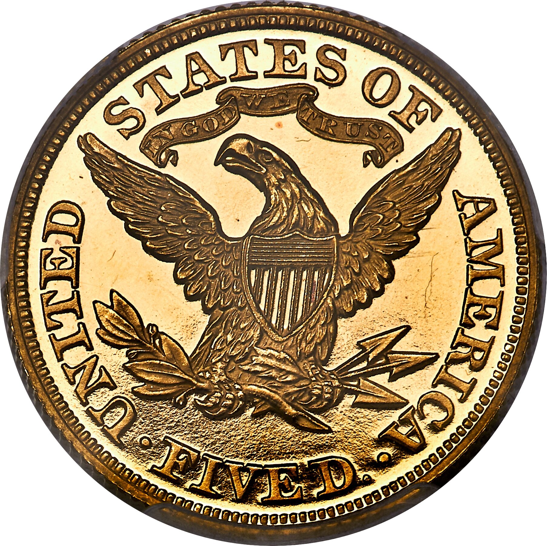 image for: 1866 $5 PR64 Deep Cameo PCGS. CAC. JD-1, Low R.7....