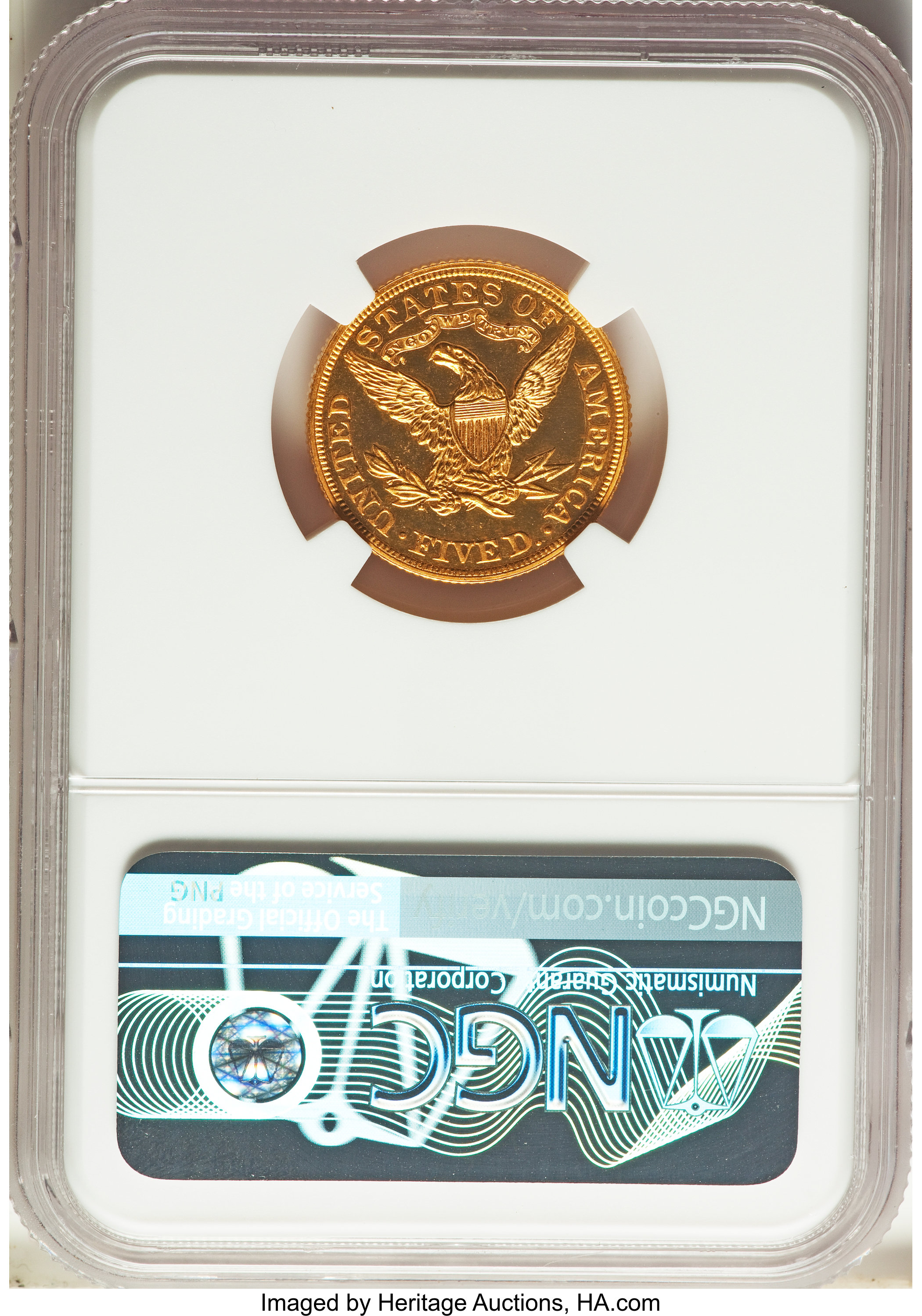 image for: 1881 $5 PR64 Cameo NGC. JD-1, R.6....