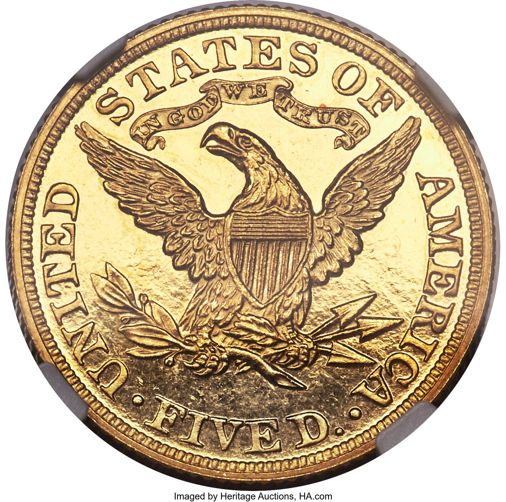 image for: 1881 $5 PR64 Cameo NGC. JD-1, R.6....