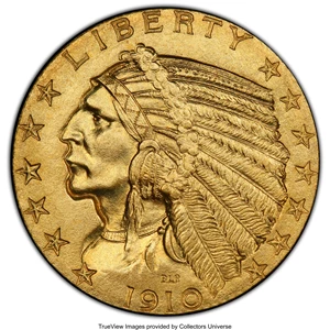 image for: 1910 $5 PR66 PCGS. JD-1, R.4....