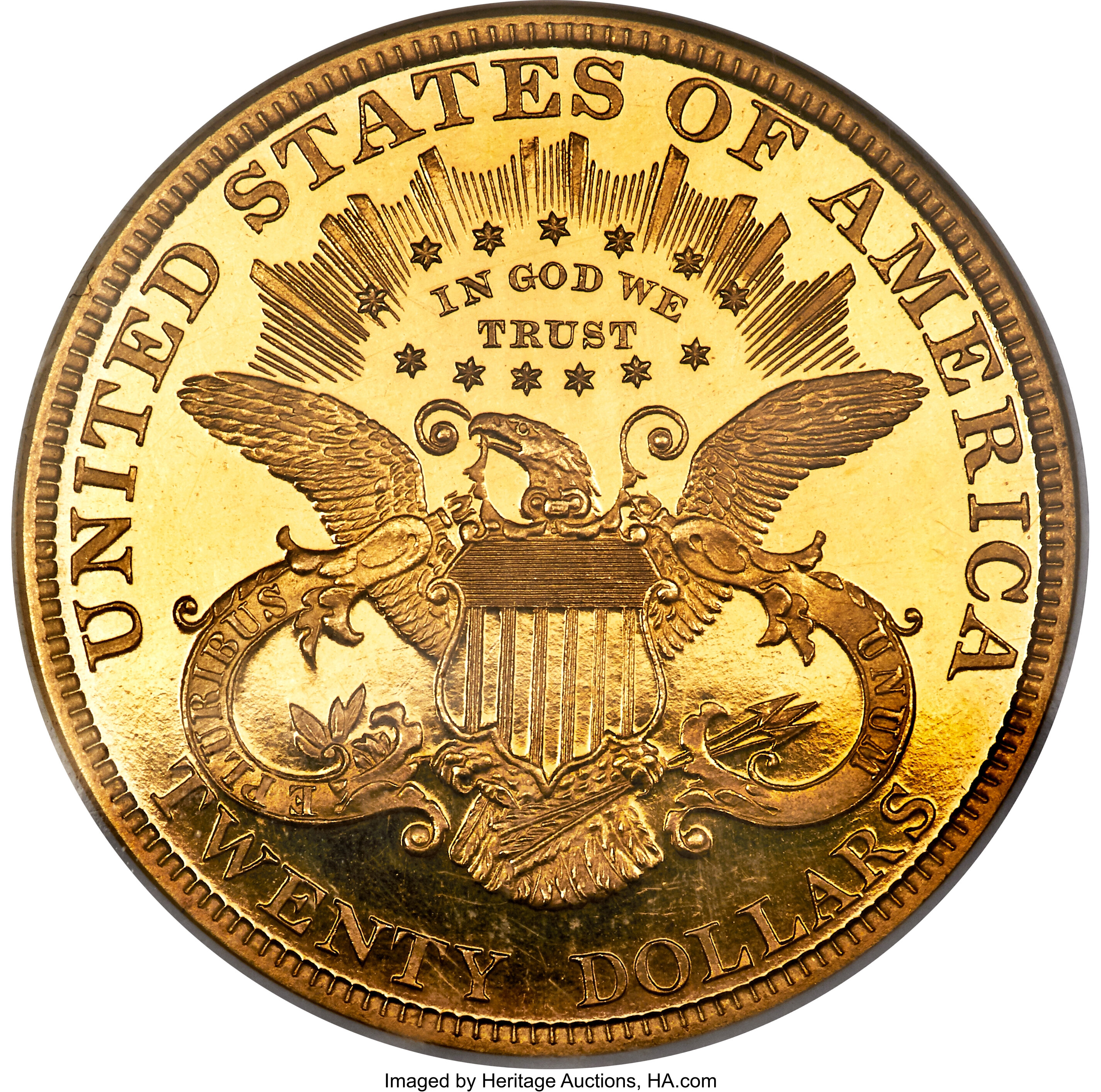 image for: 1899 $20 PR63 Ultra Cameo NGC. JD-1, R.5....