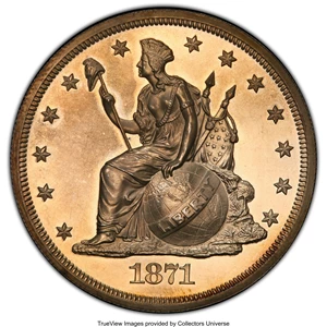 image for: 1871 $1 Dollar, Judd-1138A, Pollock-1276, R.8, PR63 PCGS....