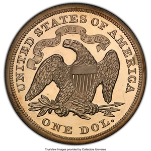 image for: 1871 $1 Dollar, Judd-1138A, Pollock-1276, R.8, PR63 PCGS....