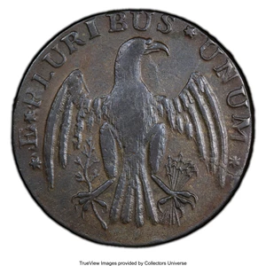 image for: 1787 Immunis Columbia, Eagle Reverse, W-5680, High R.4, AU53 PCGS....