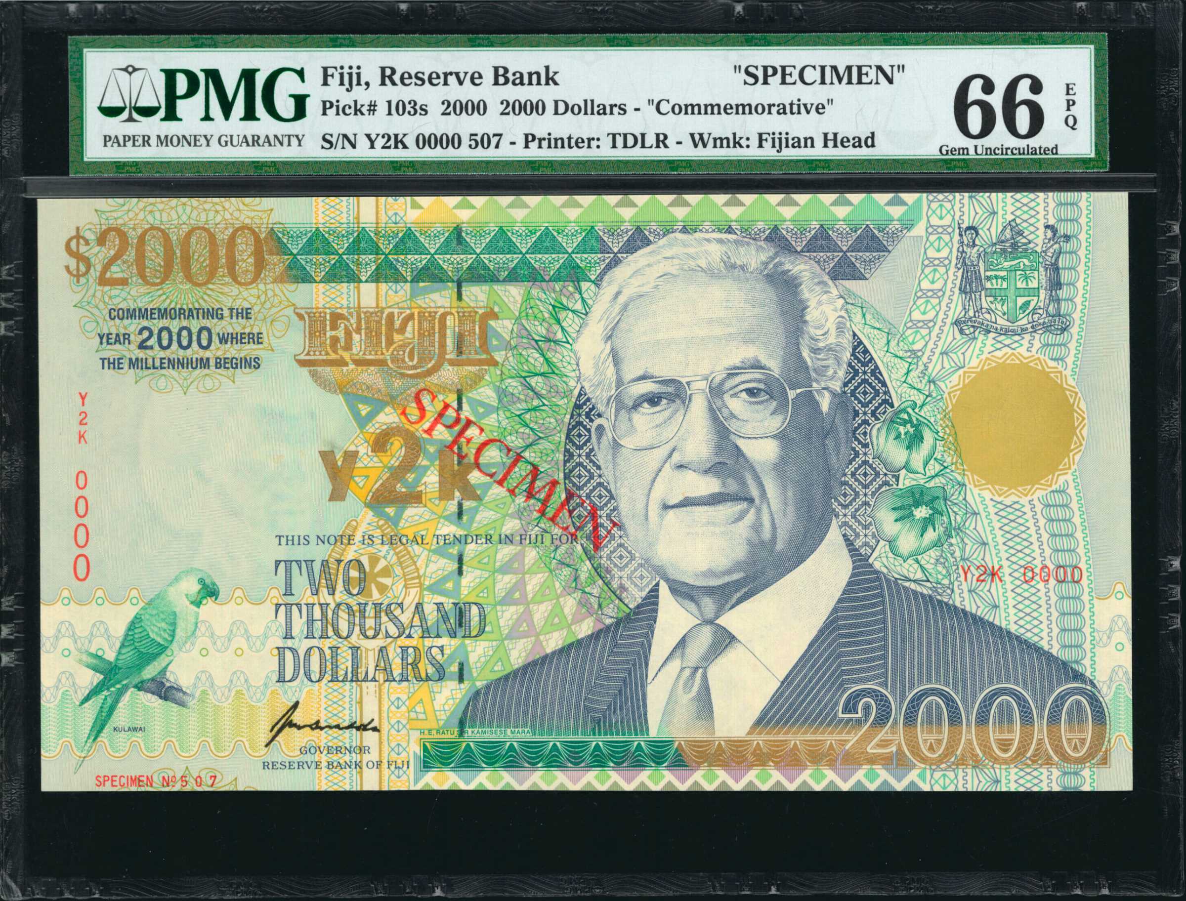 image for: Fiji  2,000 dollars (BNP502as)