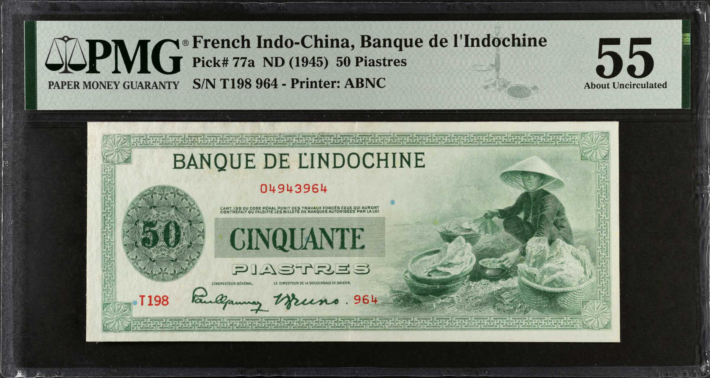 image for: French Indo-China  50 piastres(B161a)