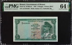 image for: Brunei 1 dollar (B101a)