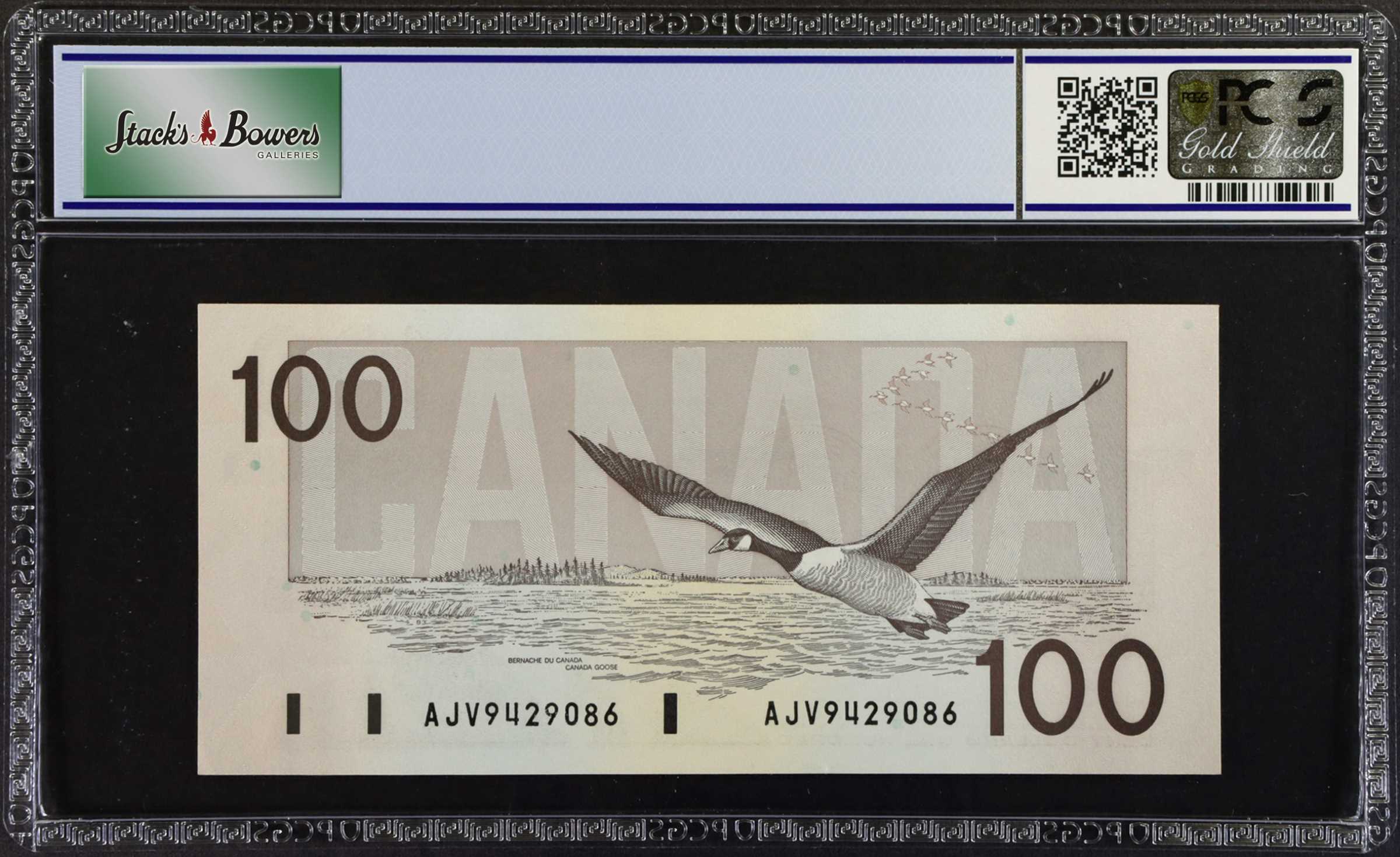 image for: Canada  100 dollars (B362a)