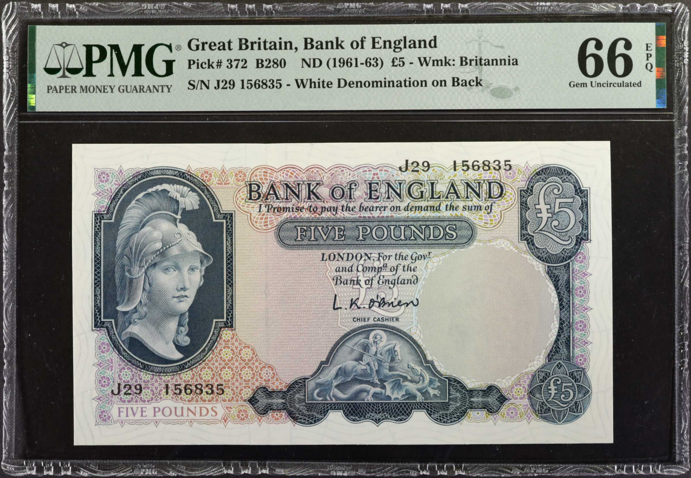 image for: United Kingdom  5 pounds (B178b)