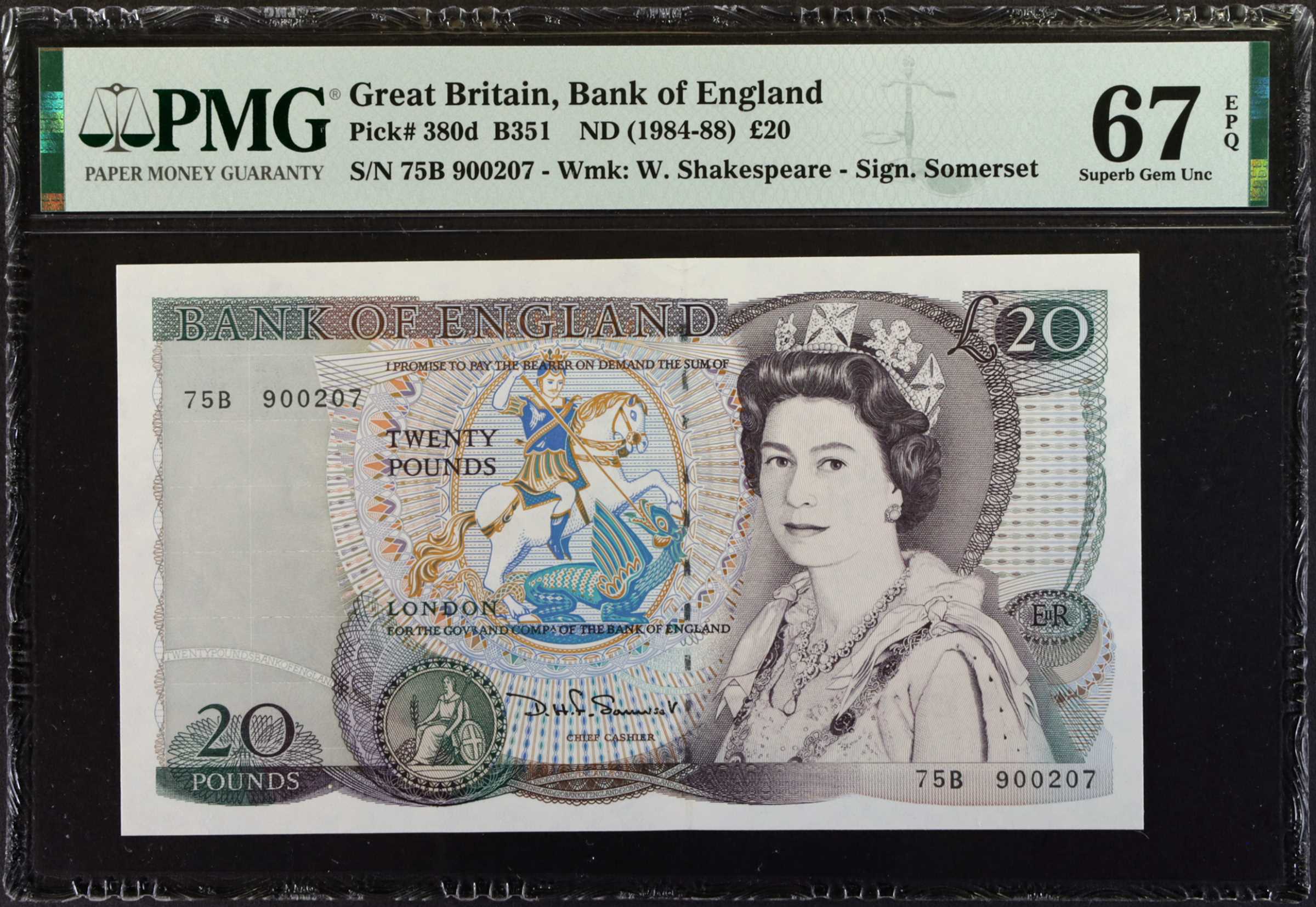 image for: United Kingdom  20 pounds (B187a)