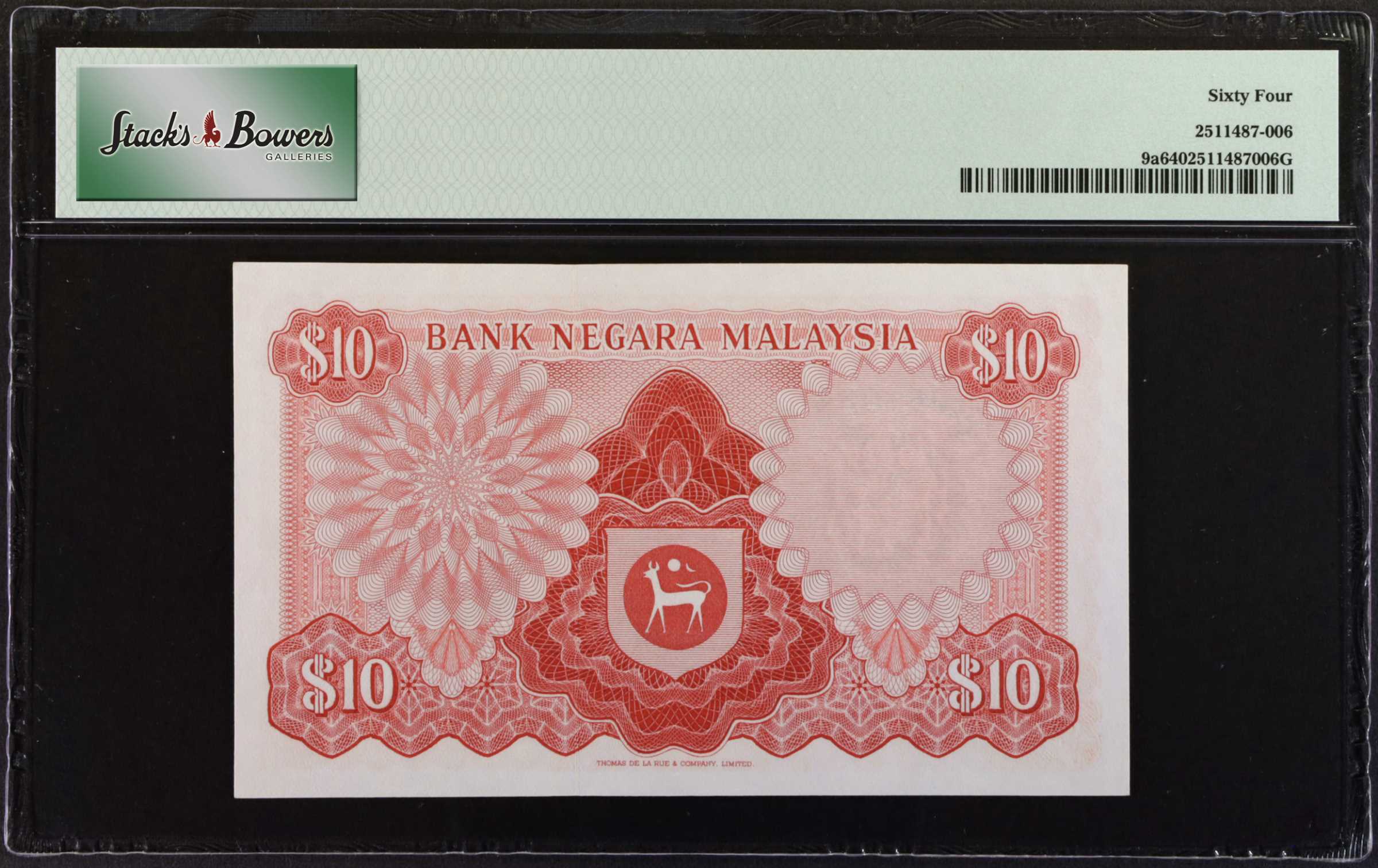 image for: Malaysia  10 ringgit (B109az)