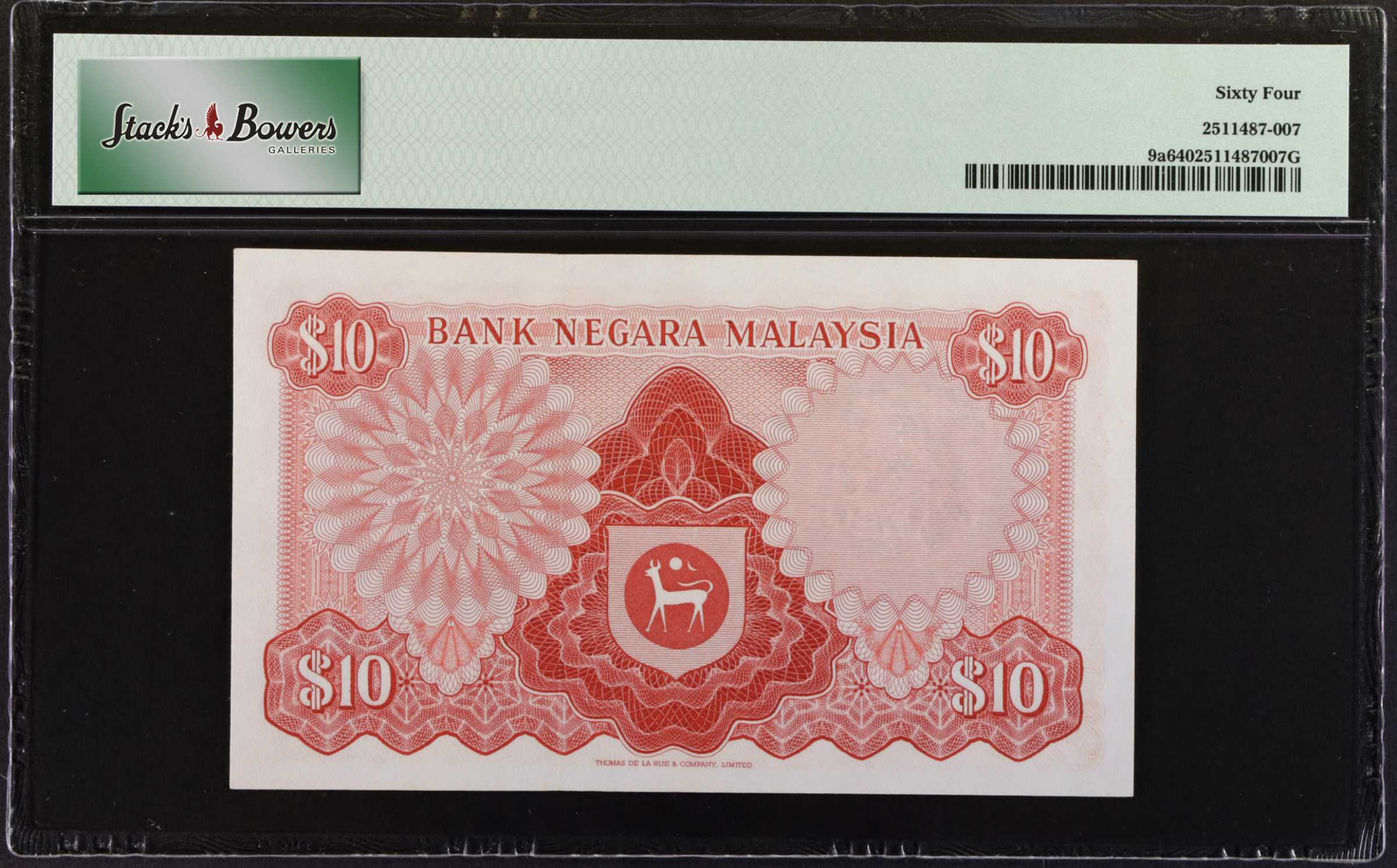 image for: Malaysia  10 ringgit (B109a)