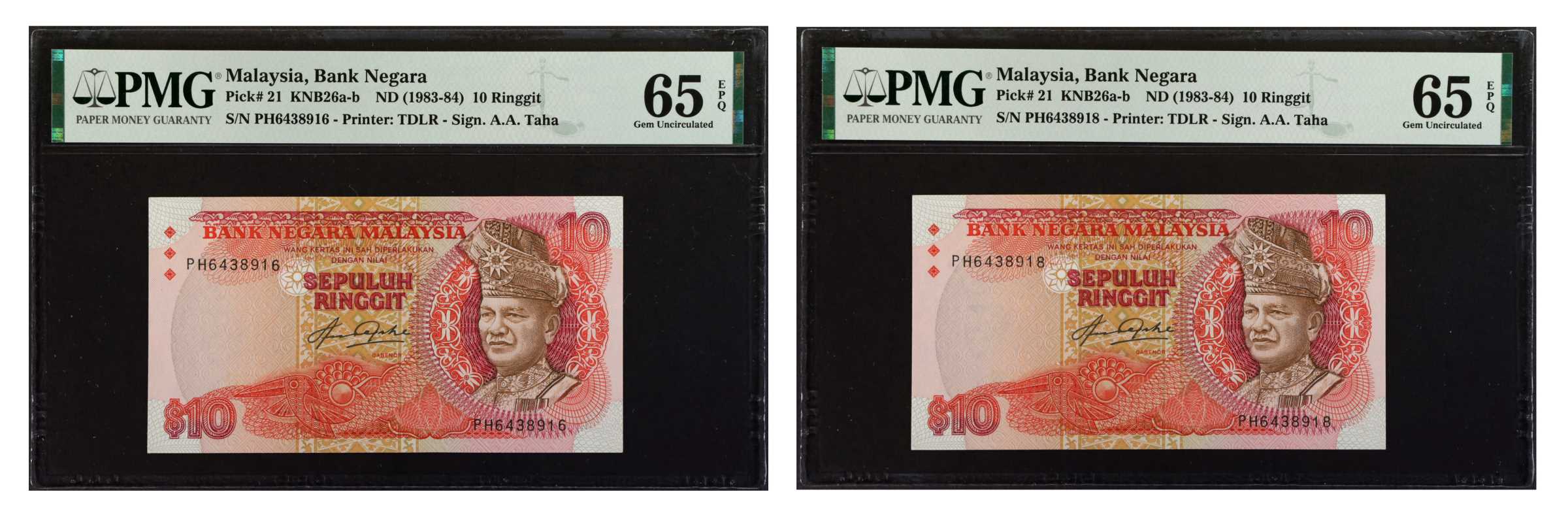 image for: Malaysia  10 ringgit (B121as2)