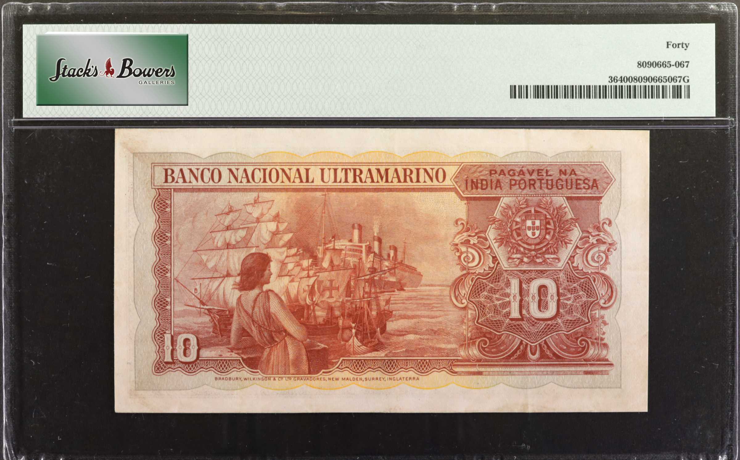 image for: Portuguese India  10 rupias(B325cs)