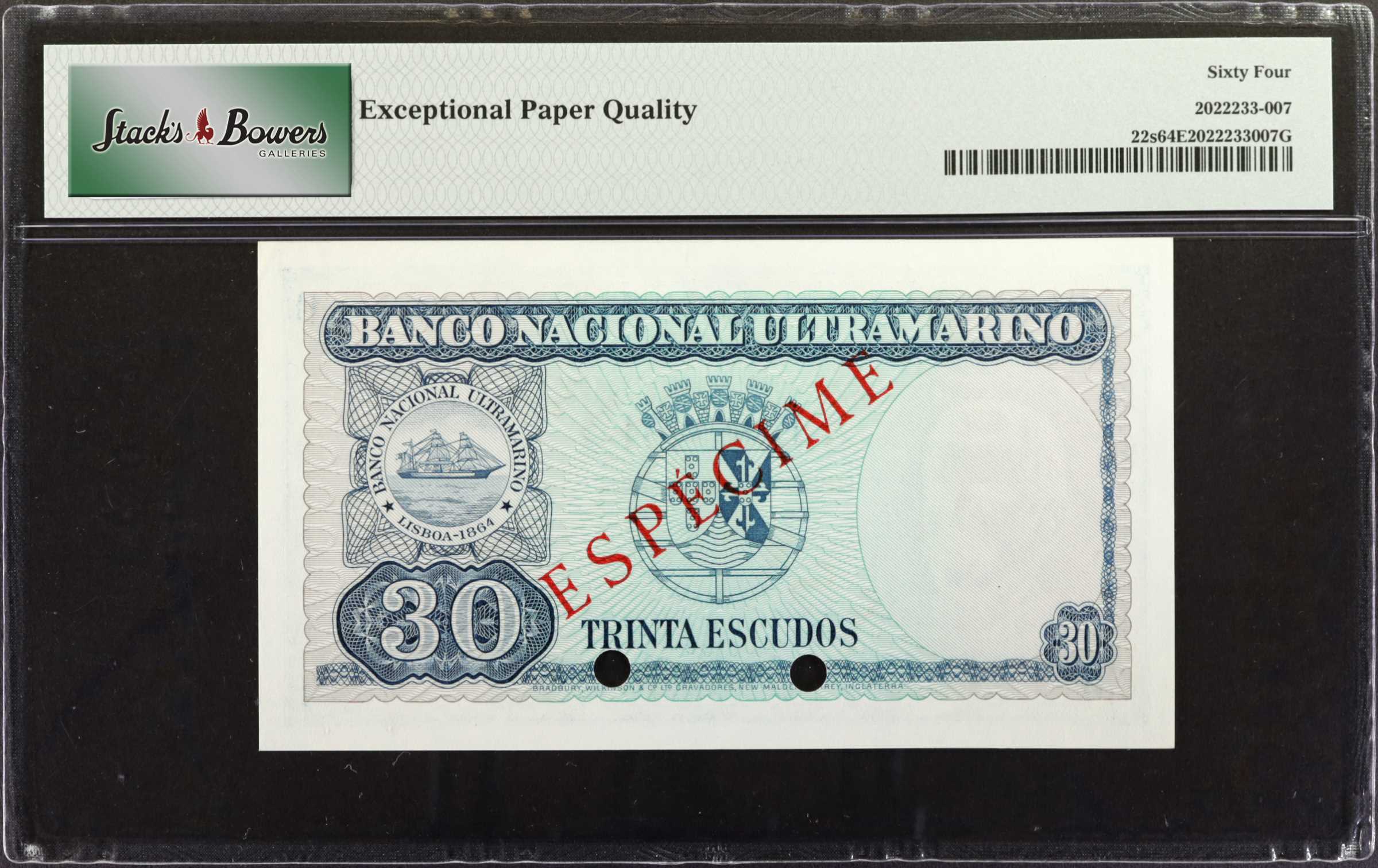 image for: Timor  30 escudos (B124t)