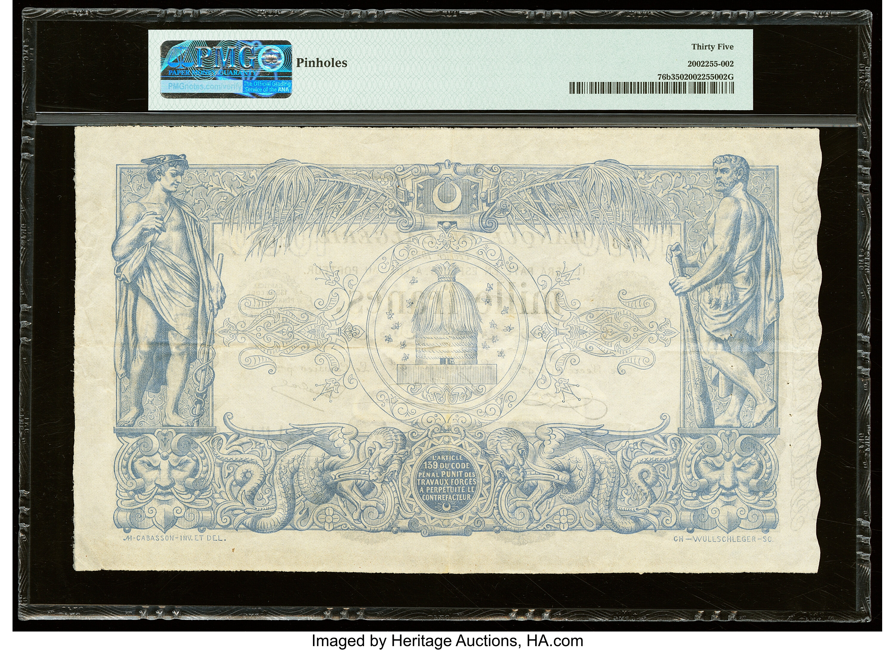 image for: Algeria  1,000 francs(B122ds2)