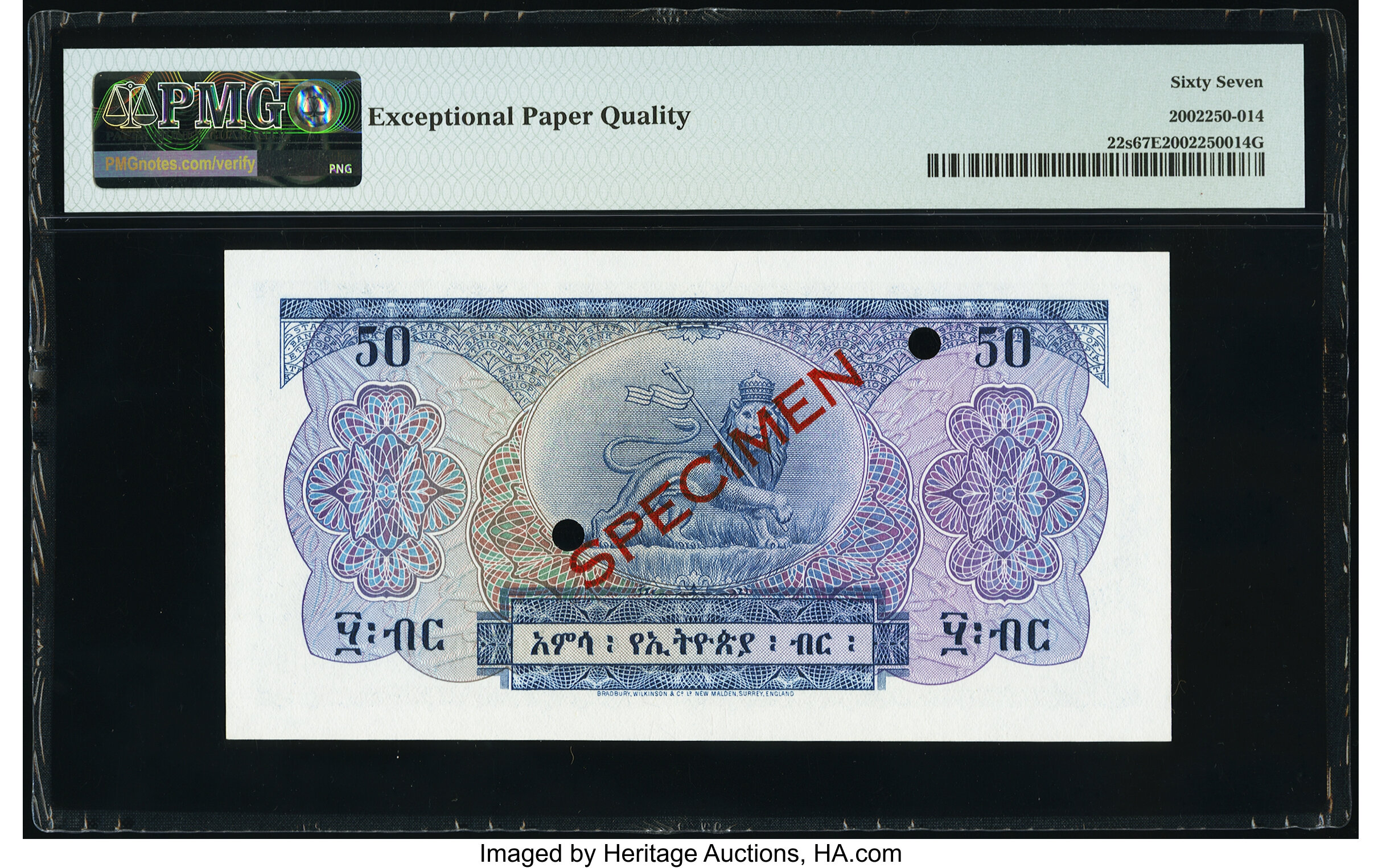 image for: Ethiopia  50 Ethiopian dollars(B211at)