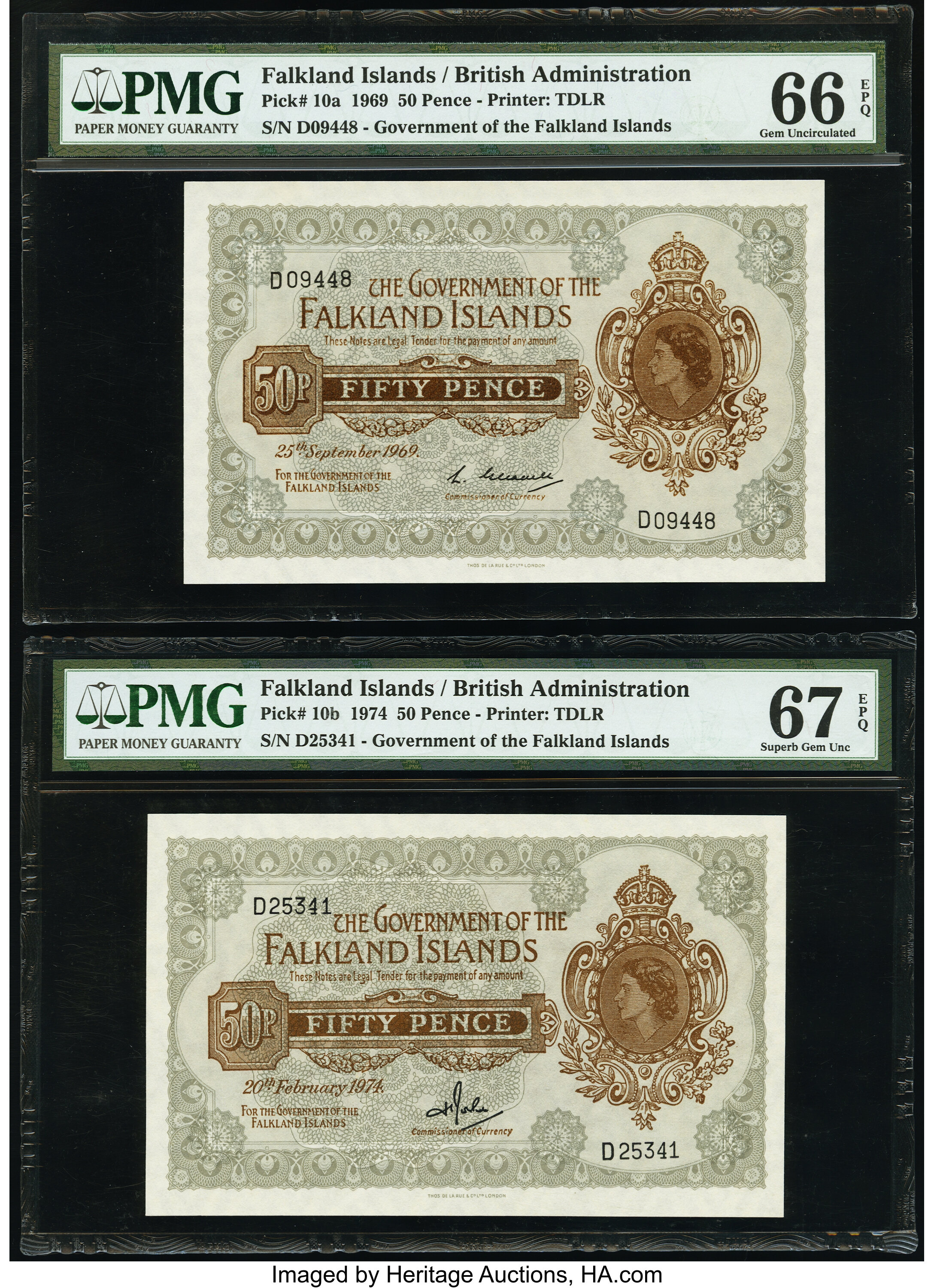 image for: Falkland Islands  50 pence (B215bs2)