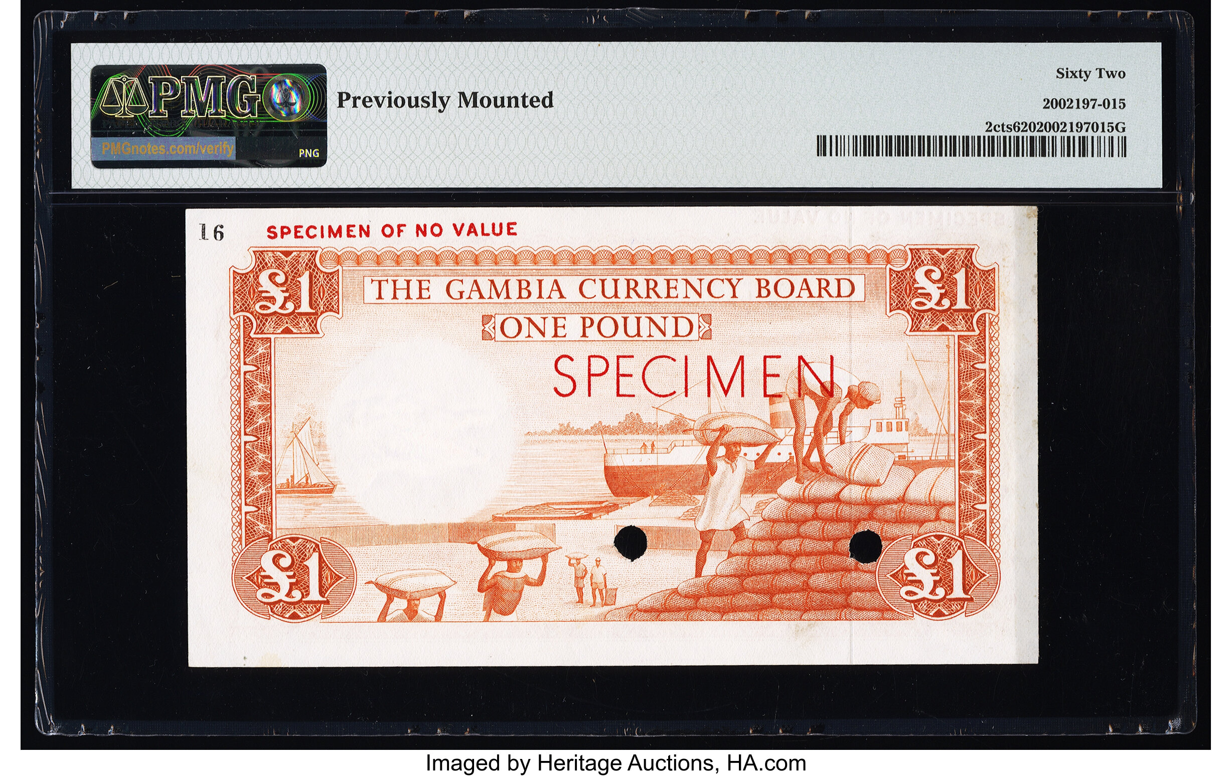 image for: Gambia  1 pound(B102az)