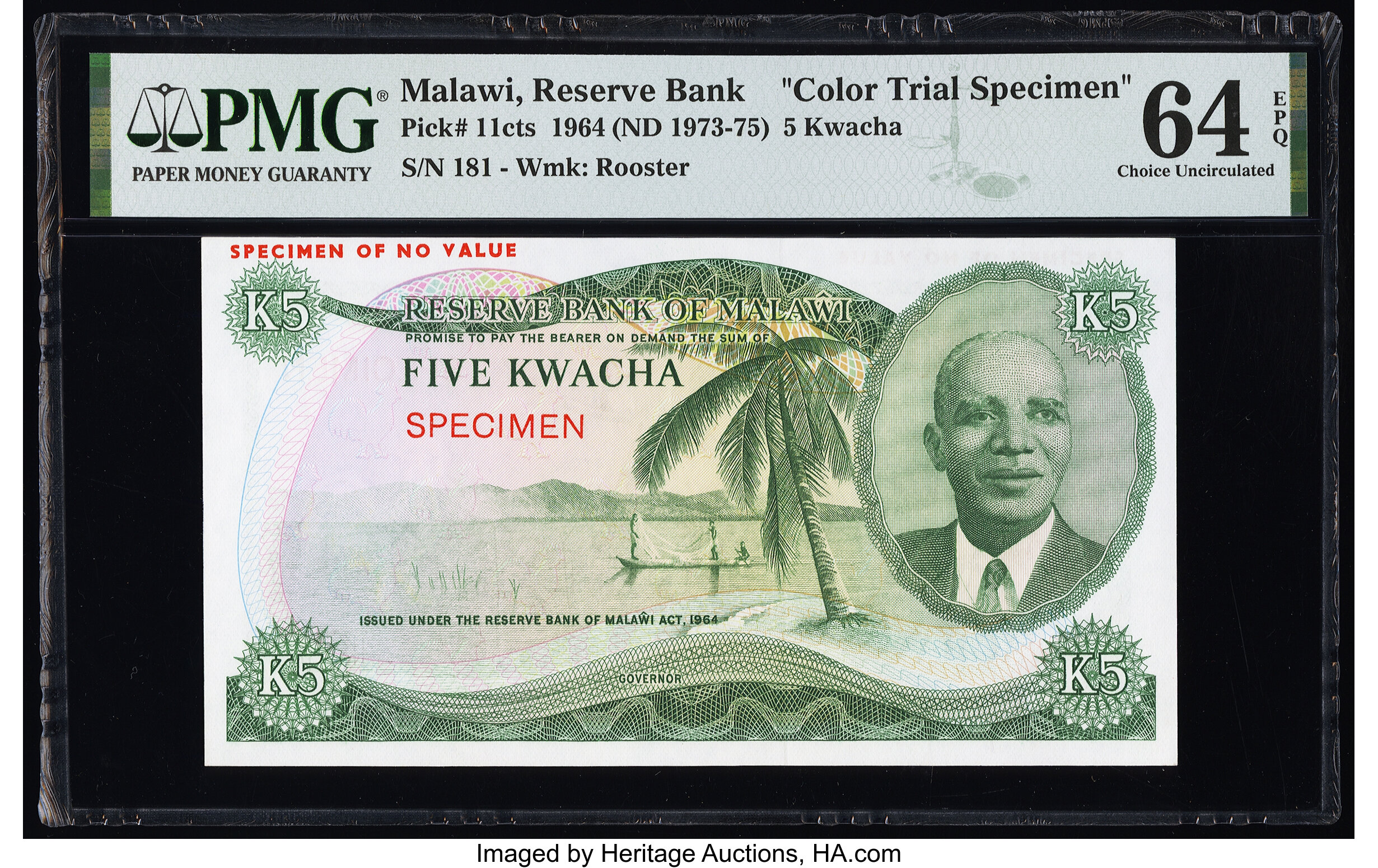 image for: Malawi  5 kwacha(B111t)