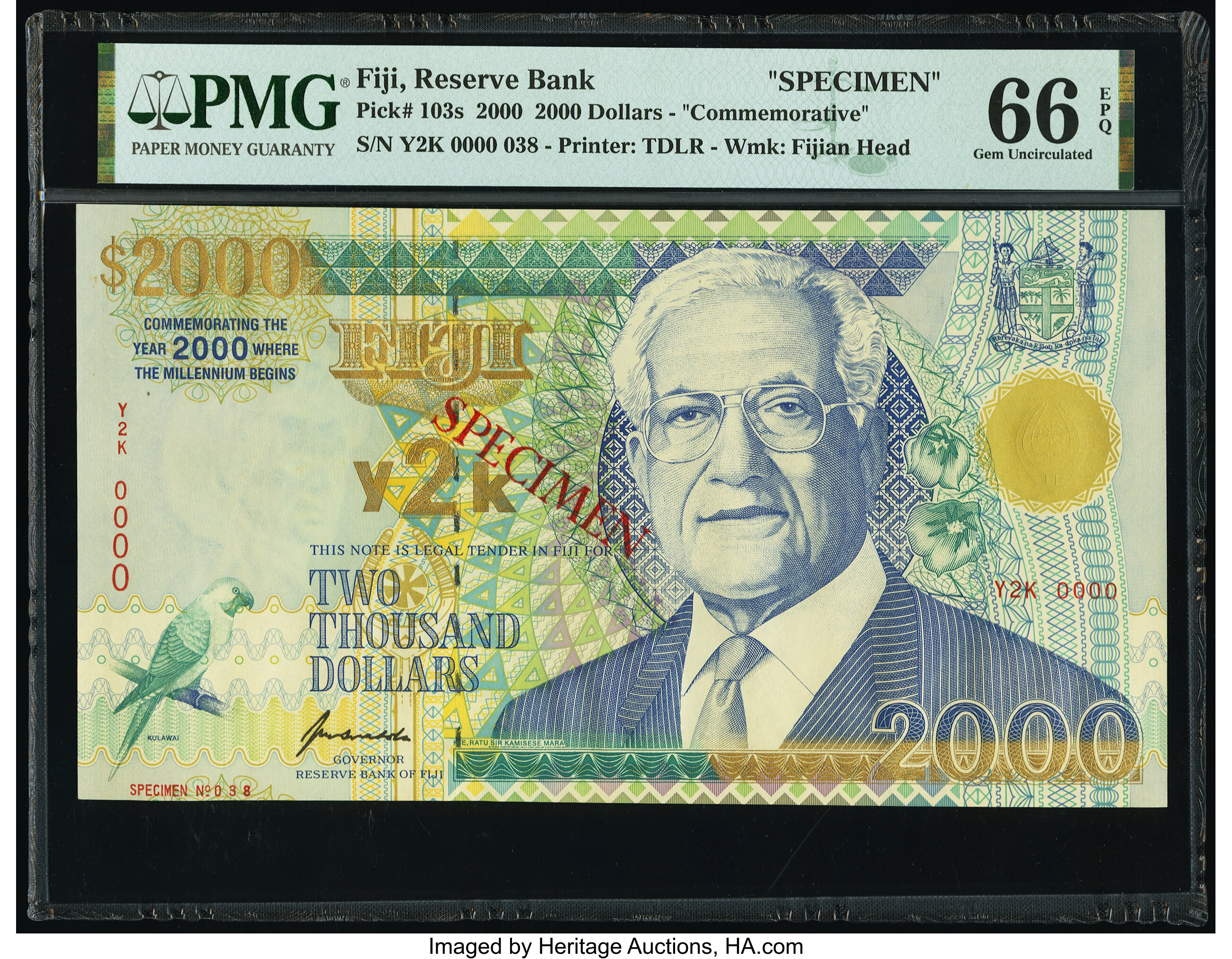 image for: Fiji  2,000 dollars (BNP502a)