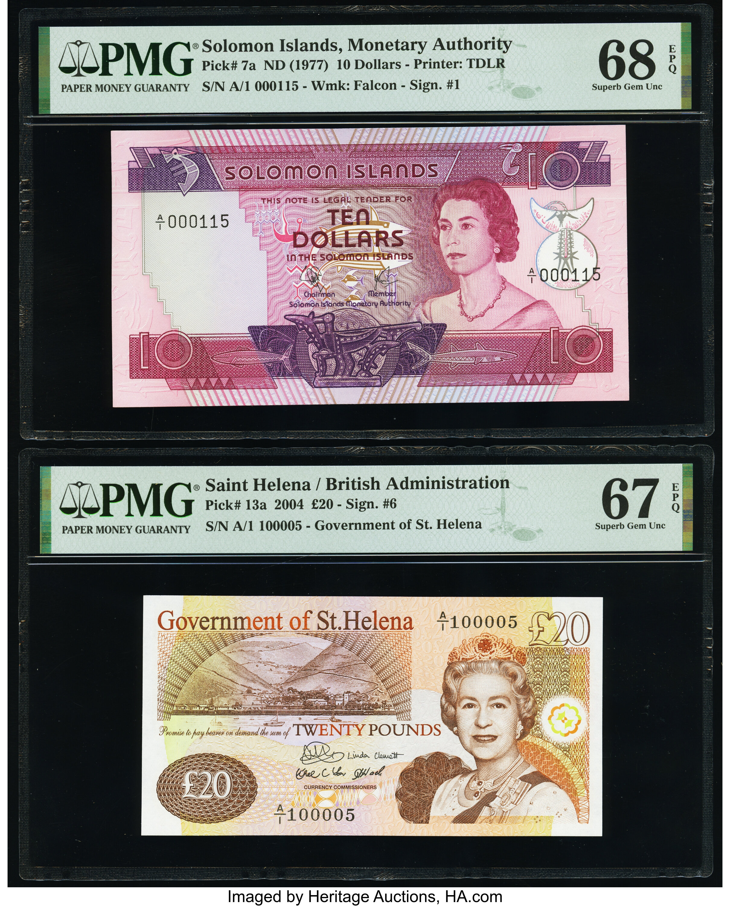 image for: Solomon Islands  10 dollars (B103as1)