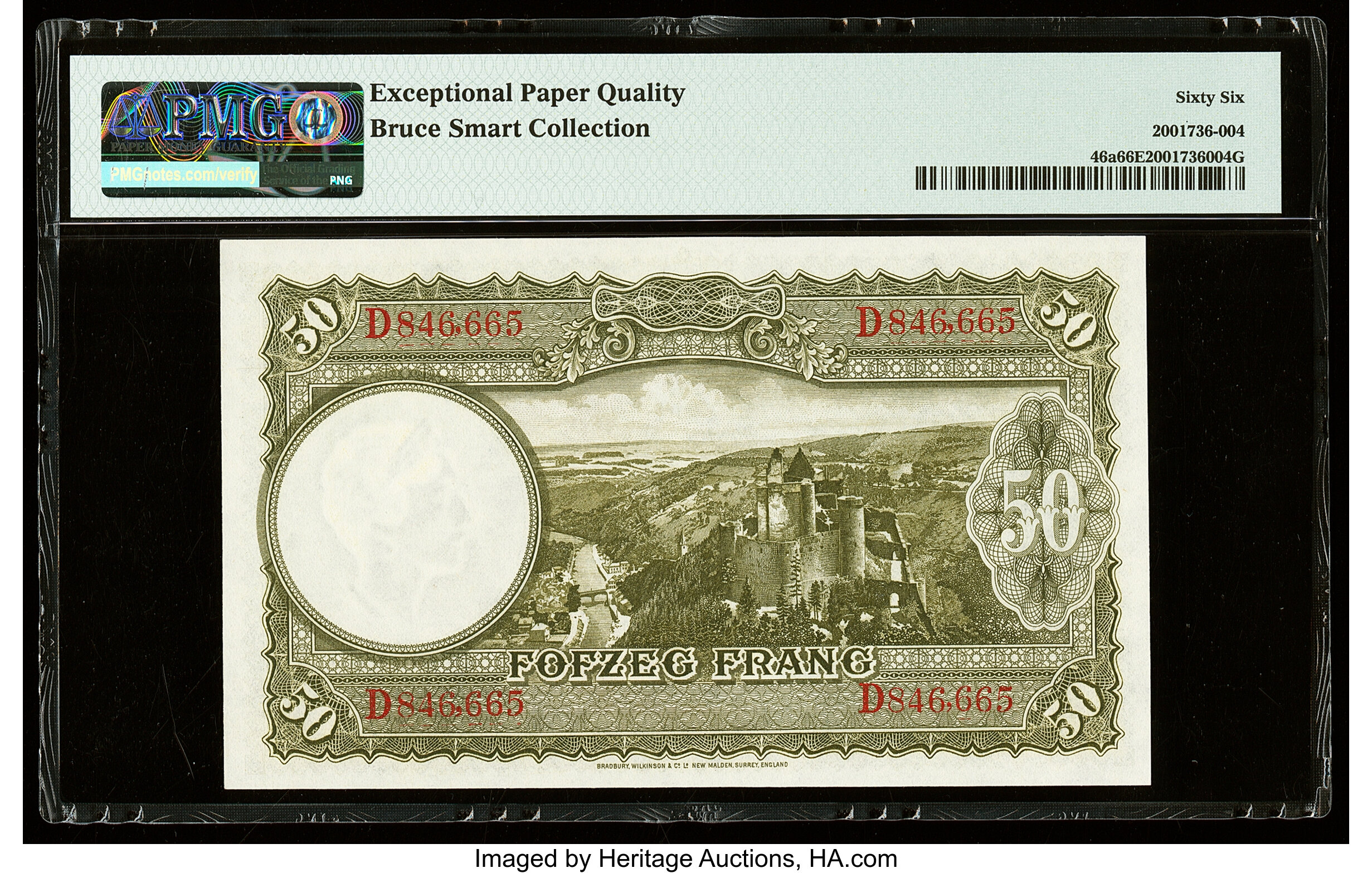 image for: Luxembourg  50 frang (francs) (B329as2)
