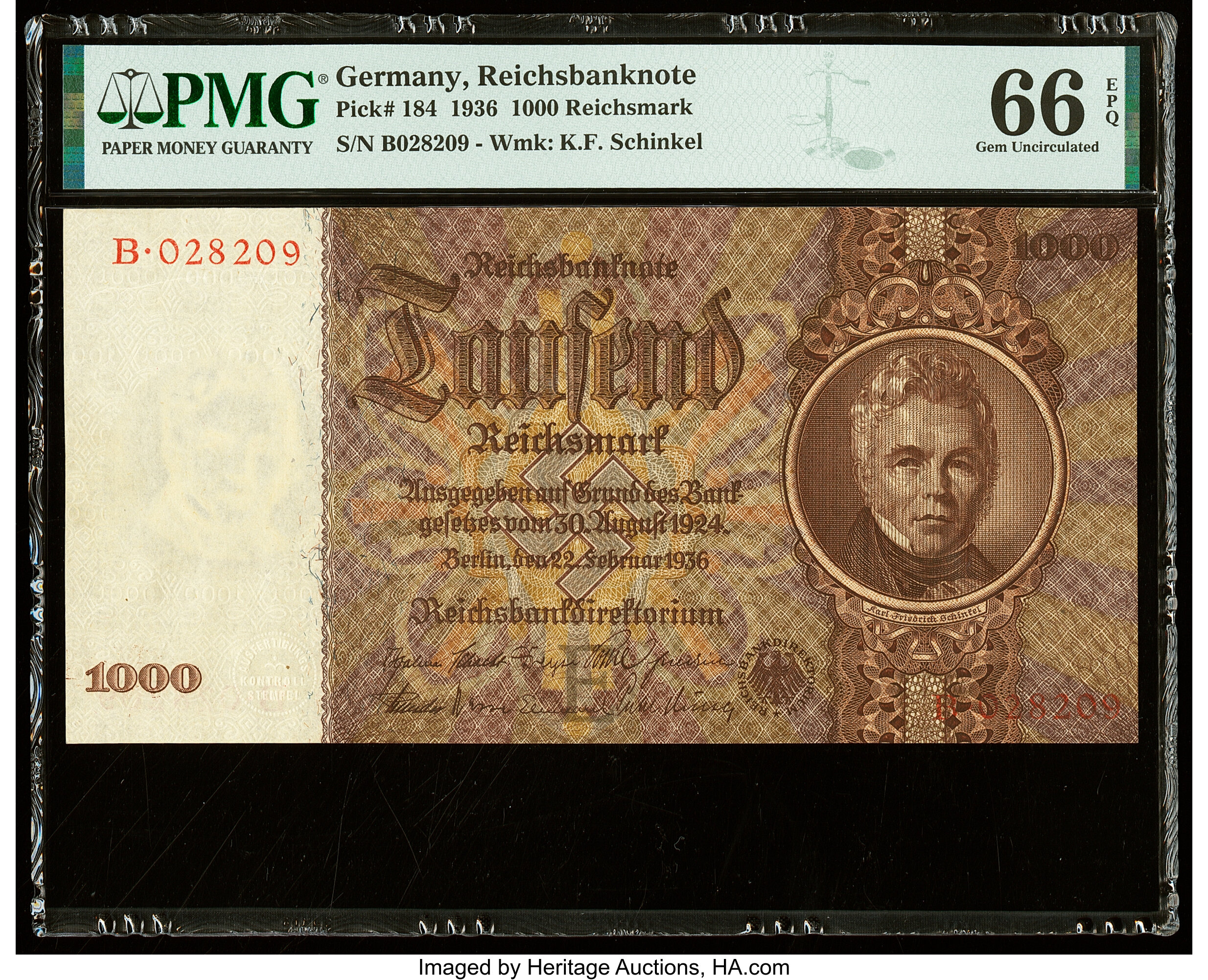 image for: Germany  1,000 reichsmark (B322a)