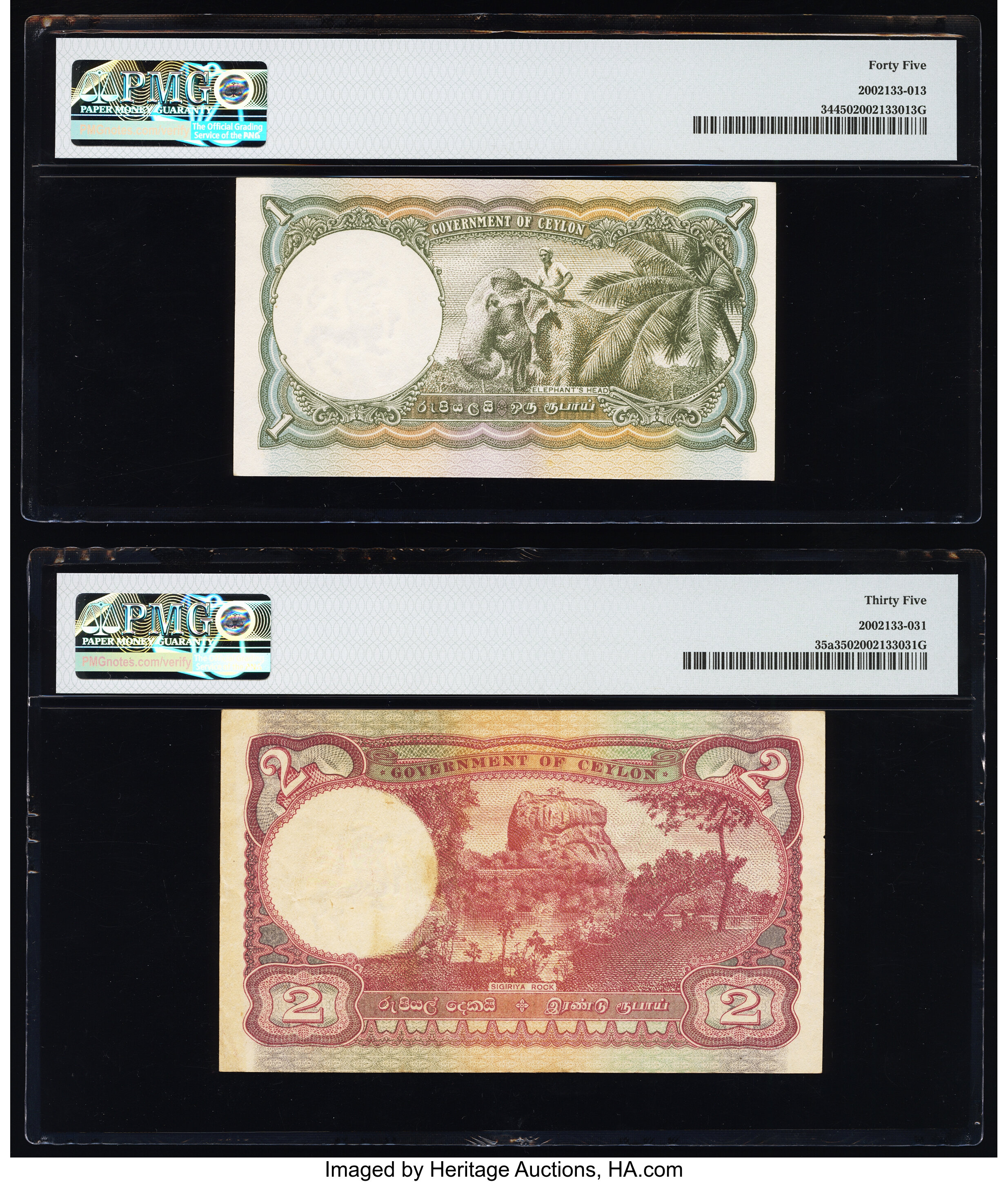 image for: Ceylon  2 rupees (B227hs)