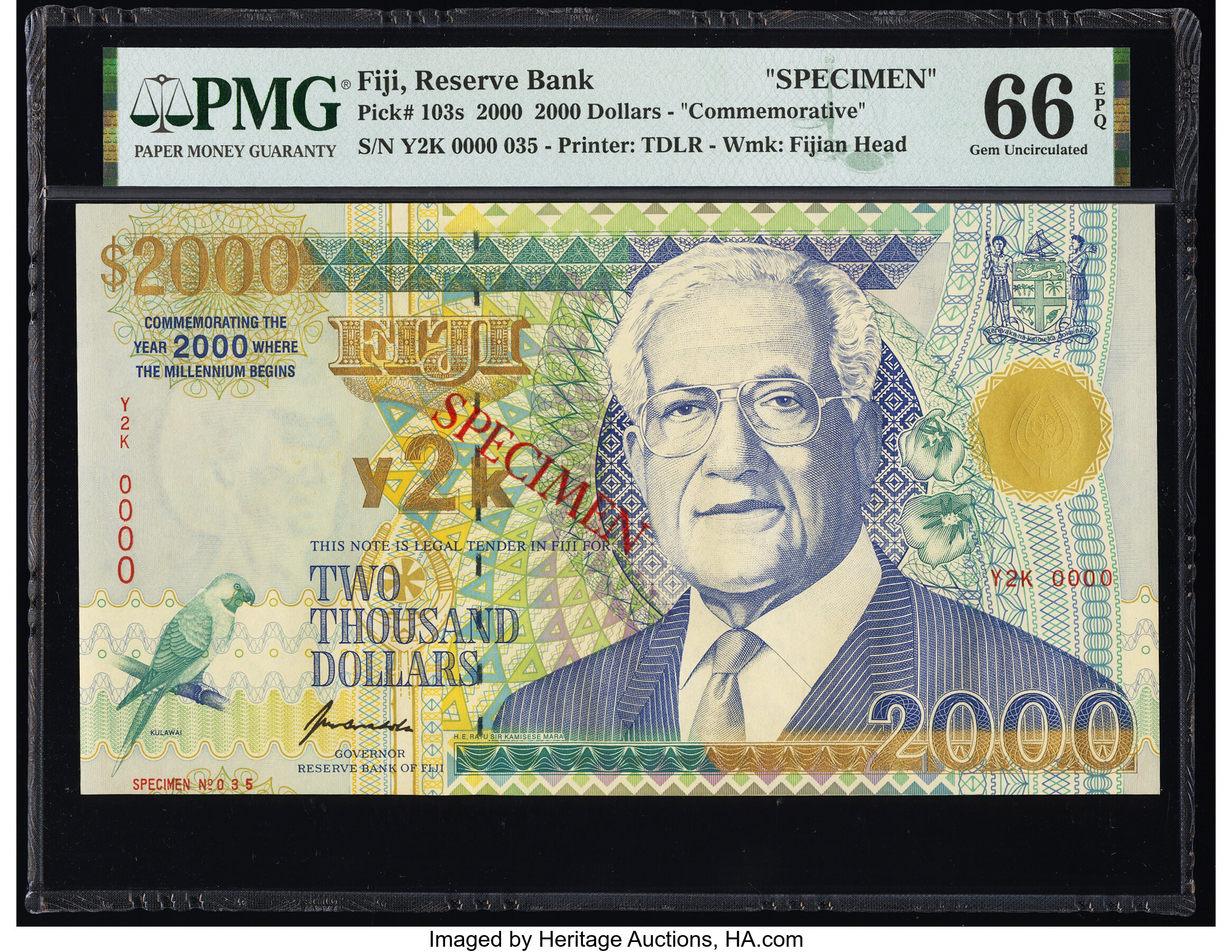 image for: Fiji  2,000 dollars (BNP502as)