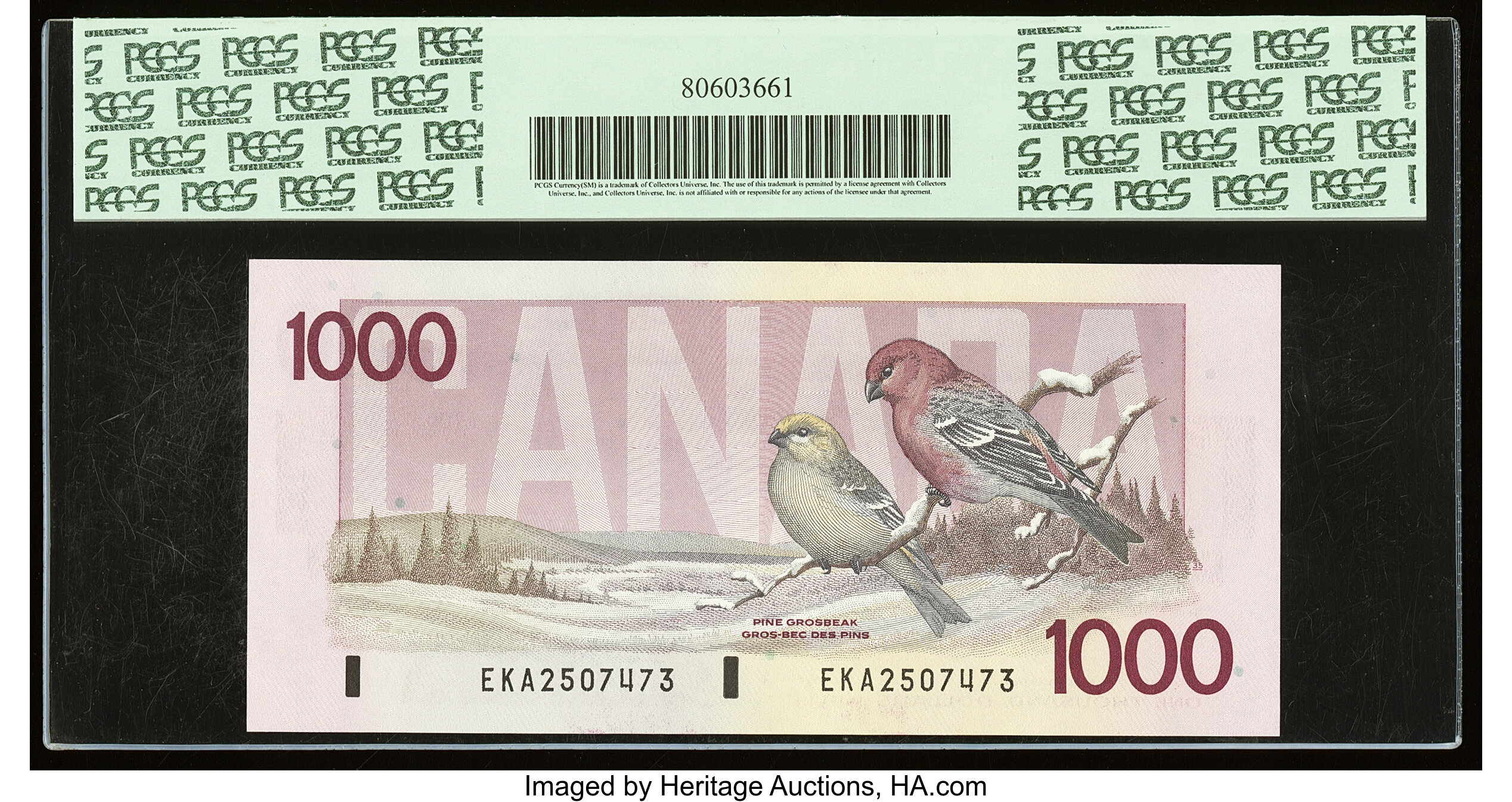 image for: Canada  1,000 dollars (B363b)