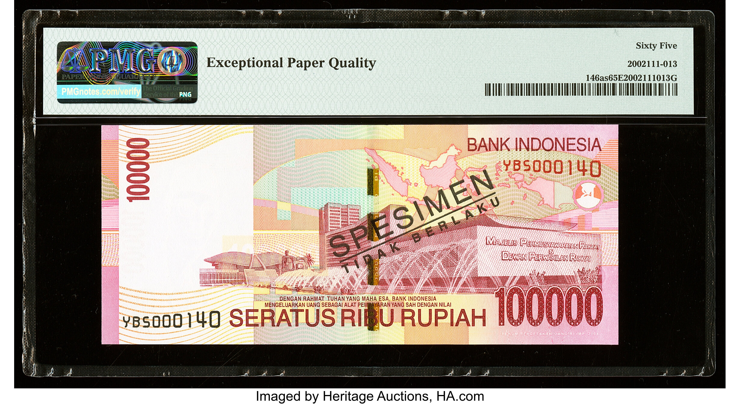image for: Indonesia  100,000 rupiah (B603gz)